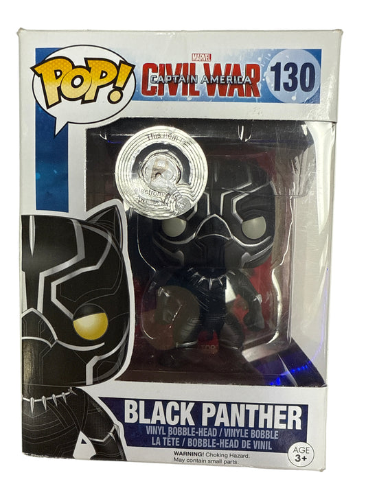 FUNKO POP AVENGERS MARVEL CIVIL BLACK PANTHER #130