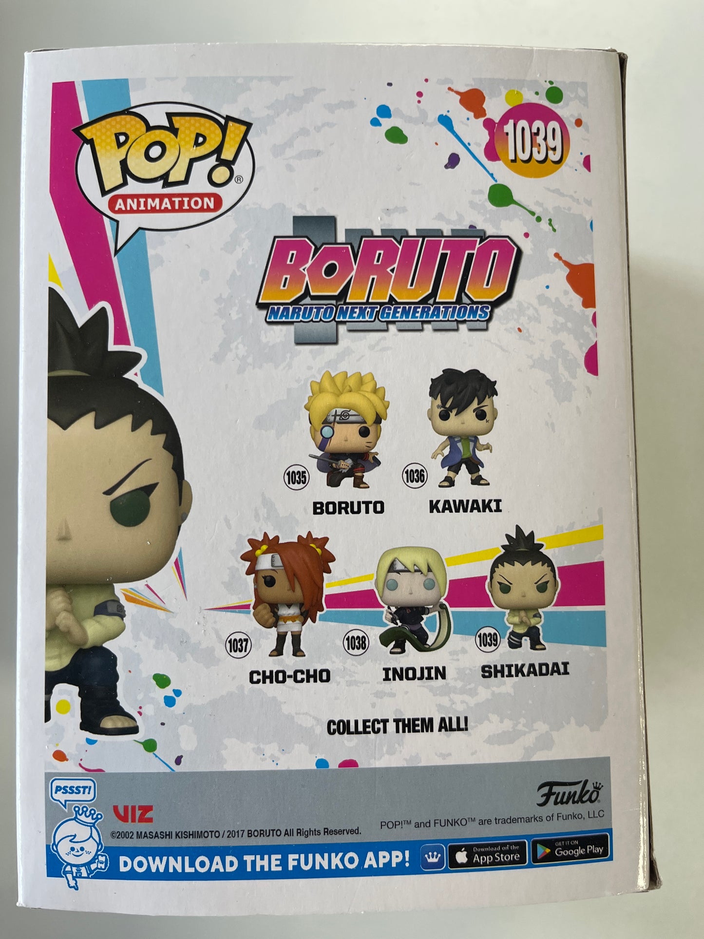 FUNKO POP ANIMATION BORUTO #1039 SHIKADAI