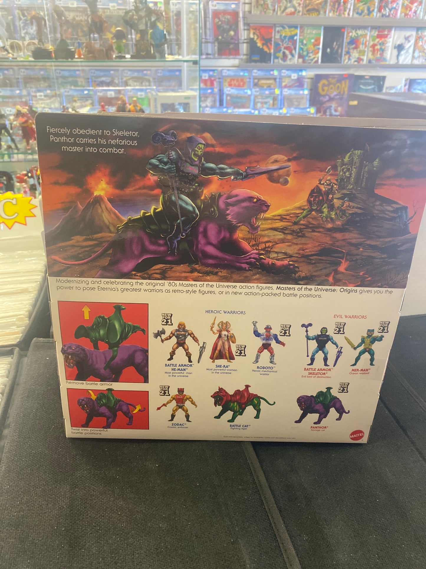 MATTEL MASTERS OF THE UNIVERSE PANTHOR SAVAGE CAT (2020)