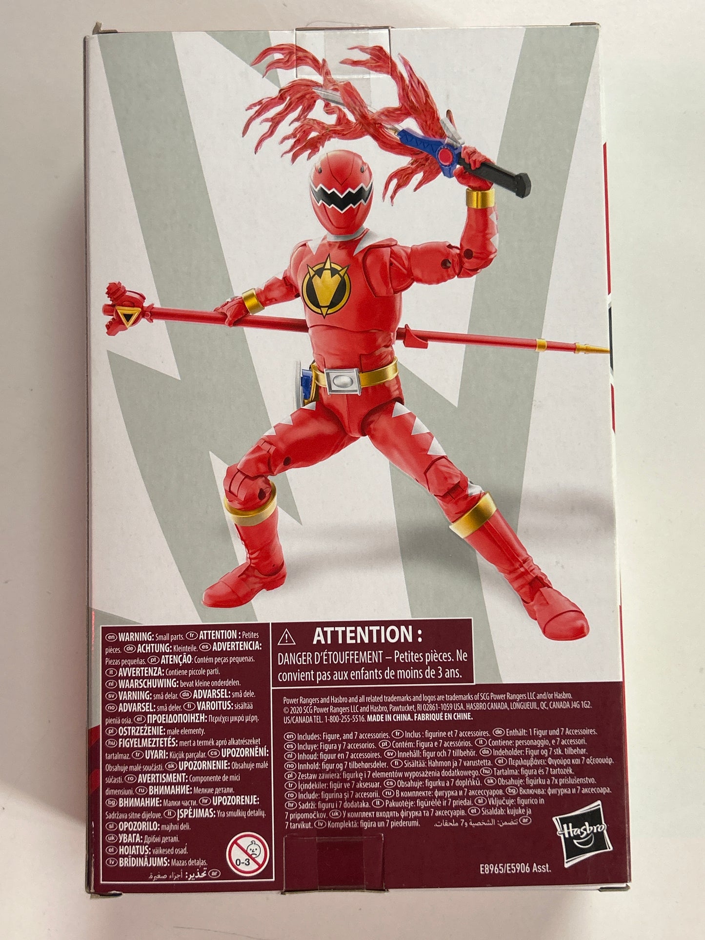 HASBRO POWER RANGERS LIGHTING COLLECTION DINO THUNDER RED RANGER NEW IN GOOD CONDITION BOX