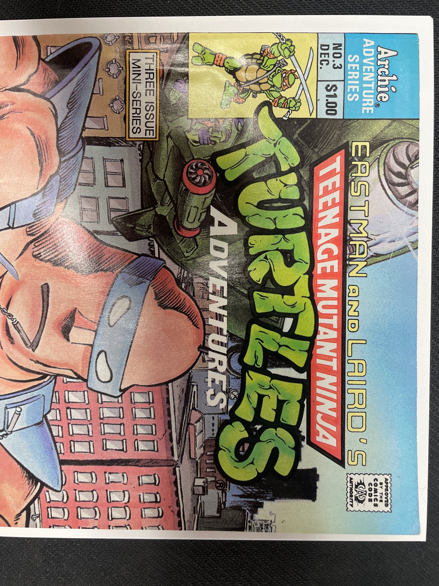 TEENAGE MUTANT NINJA TURTLES ADVENTURES #3 VF- (1988 EASTMAN & LAIRD CLASSIC!)