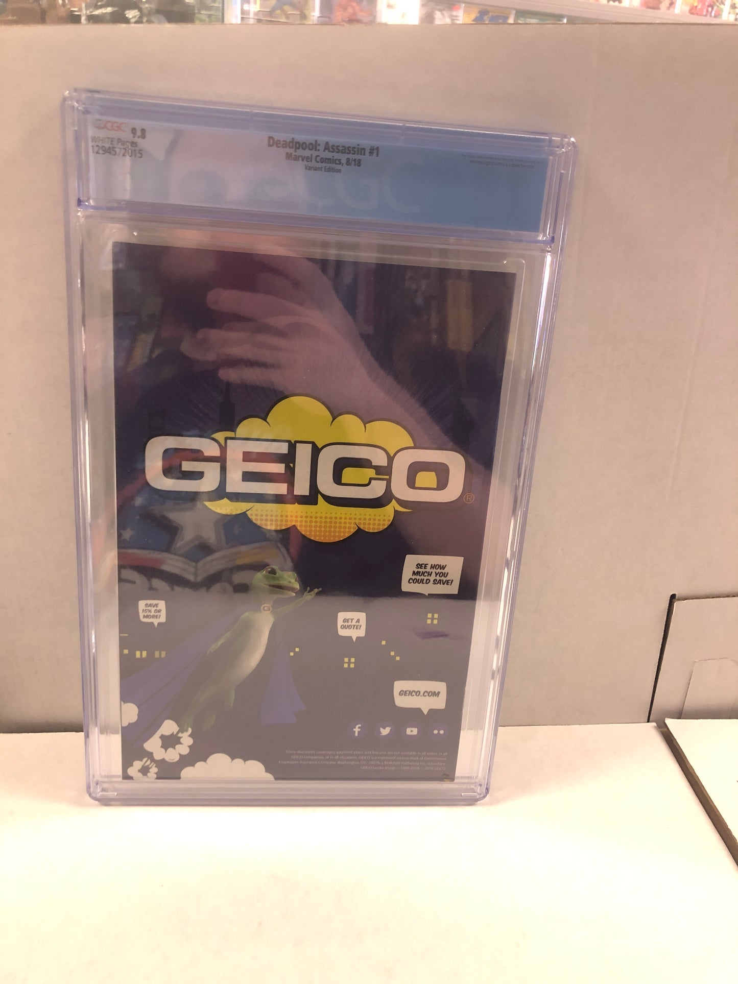 MARVEL COMICS DEADPOOL ASSASSIN #1 (2018) VARIANT EDITION CGC 9.8 WP