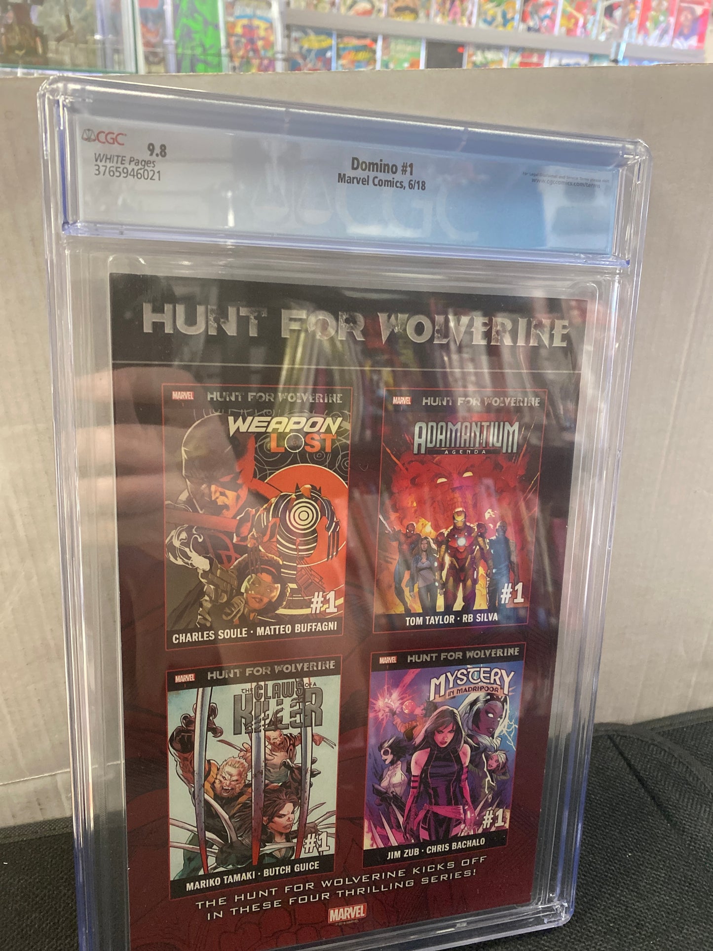 MARVEL COMICS DOMINO #1 (2018) CGC 9.8 WP