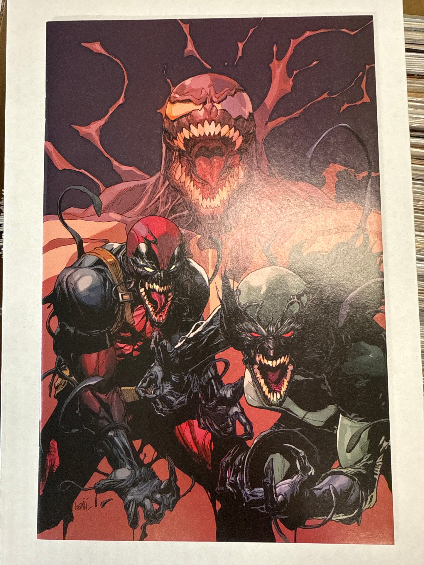 MARVEL COMICS AMAZING SPIDER-MAN VENOM INC ALPHA #1 LEINIL YU VIRGIN VARIANT MARVEL COMICS