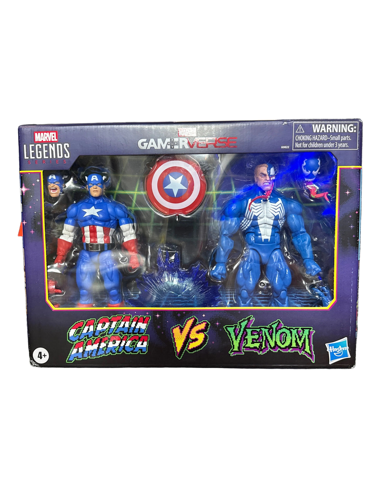 Marvel Legends Gamerverse Captain America vs Venom 6" Action Figure 2-Pack New!