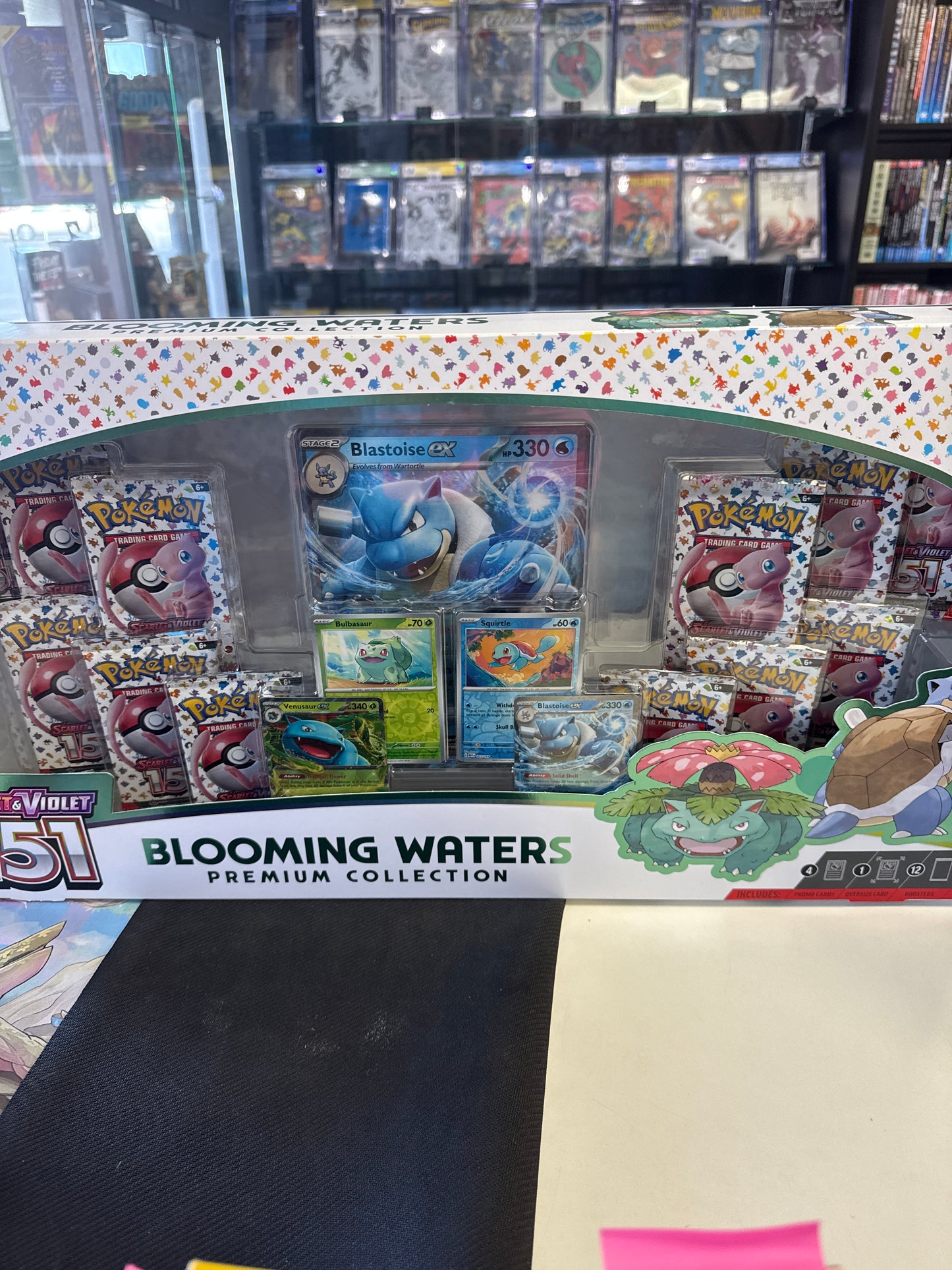 POKEMON TCG BLOOMING WATERS 151 box set .