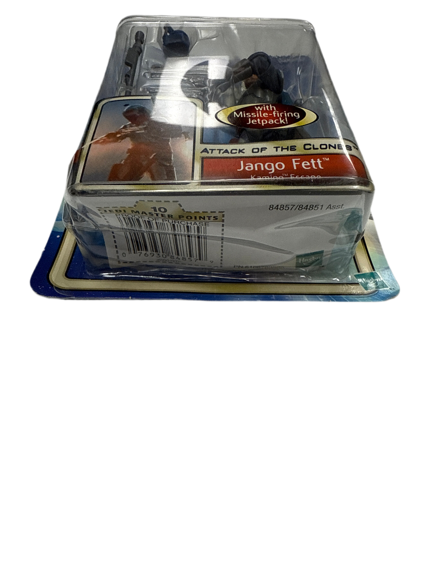 STAR WARS ATTACK OF THE CLONES JANGO FETT KAMINO ESCAPE with MISSILE FIRING JETPACK