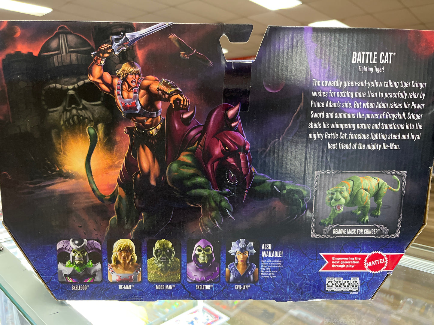 MATTEL MASTERS OF THE UNIVERSE REVELATION BATTLE CAT ACTION FIGURE