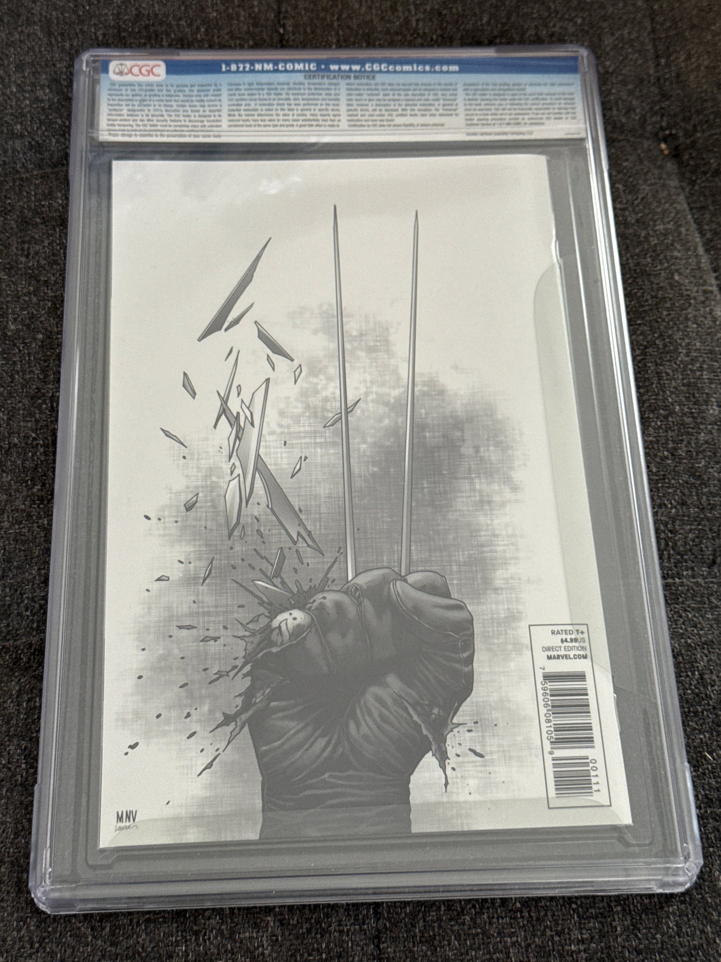 MARVEL COMICS DEATH OF WOLVERINE #1 CGC 9.8