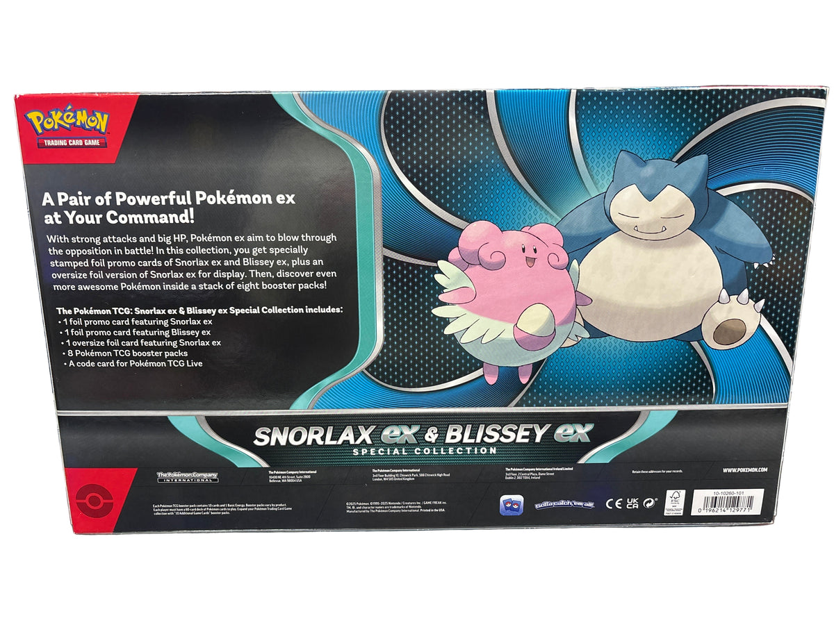 POKÉMON SNORLAX EX & BLISSEY EX SPECIAL COLLECTION