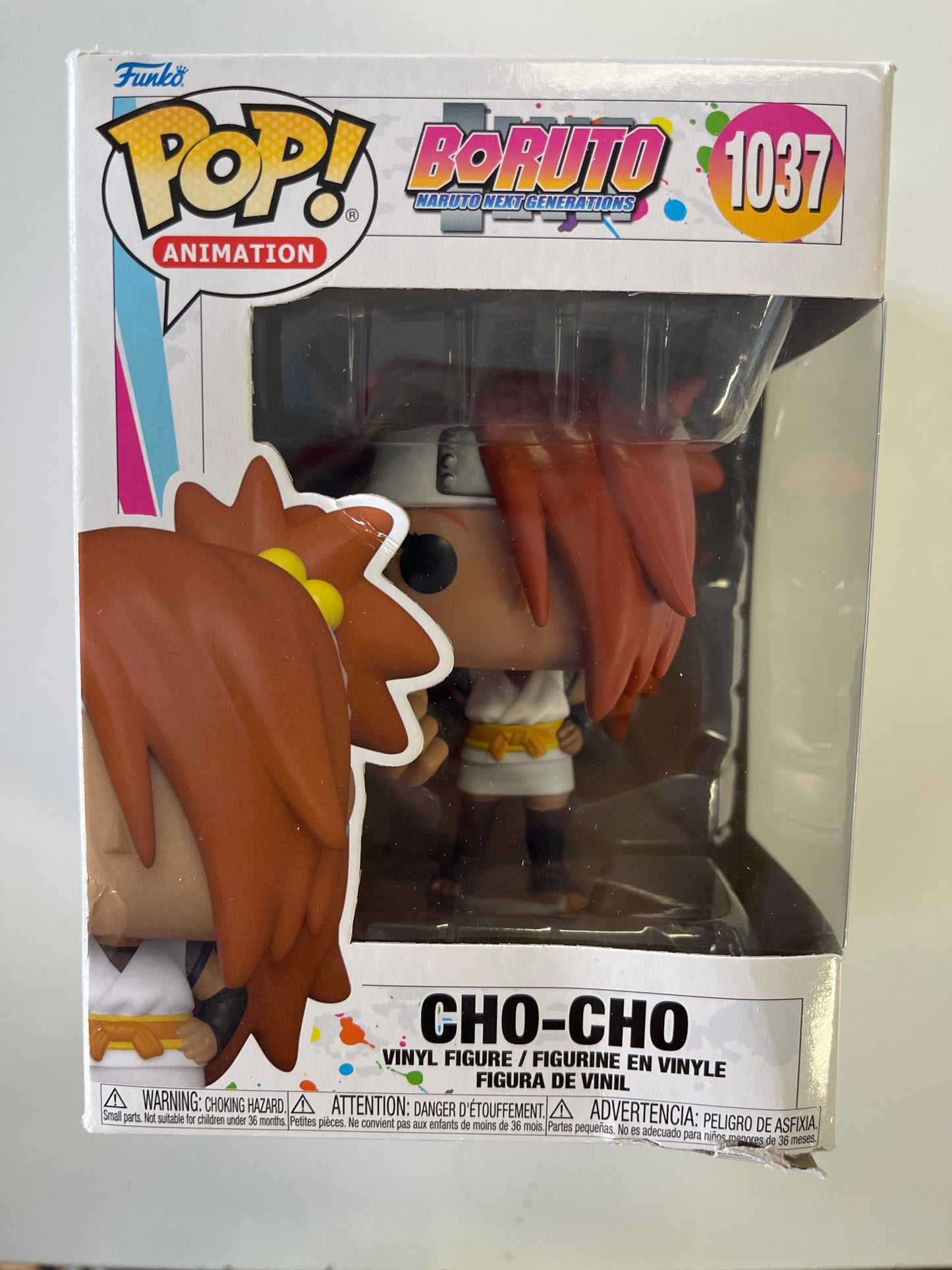 FUNKO POP ANIMATION BORUTO #1037 CHO-CHO VINYL FIGURE