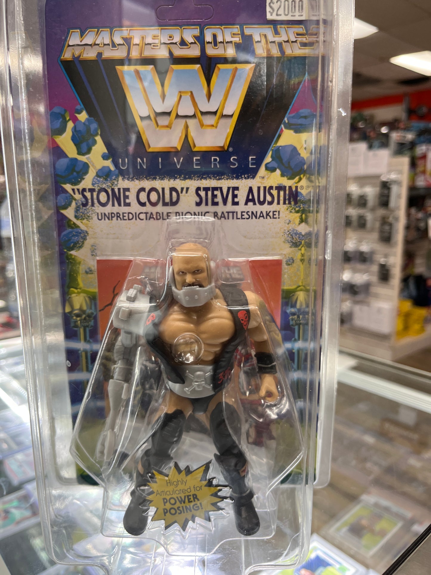 MATTEL MASTERS OF THE UNIVERSE STONE COLD STEVE AUSTIN