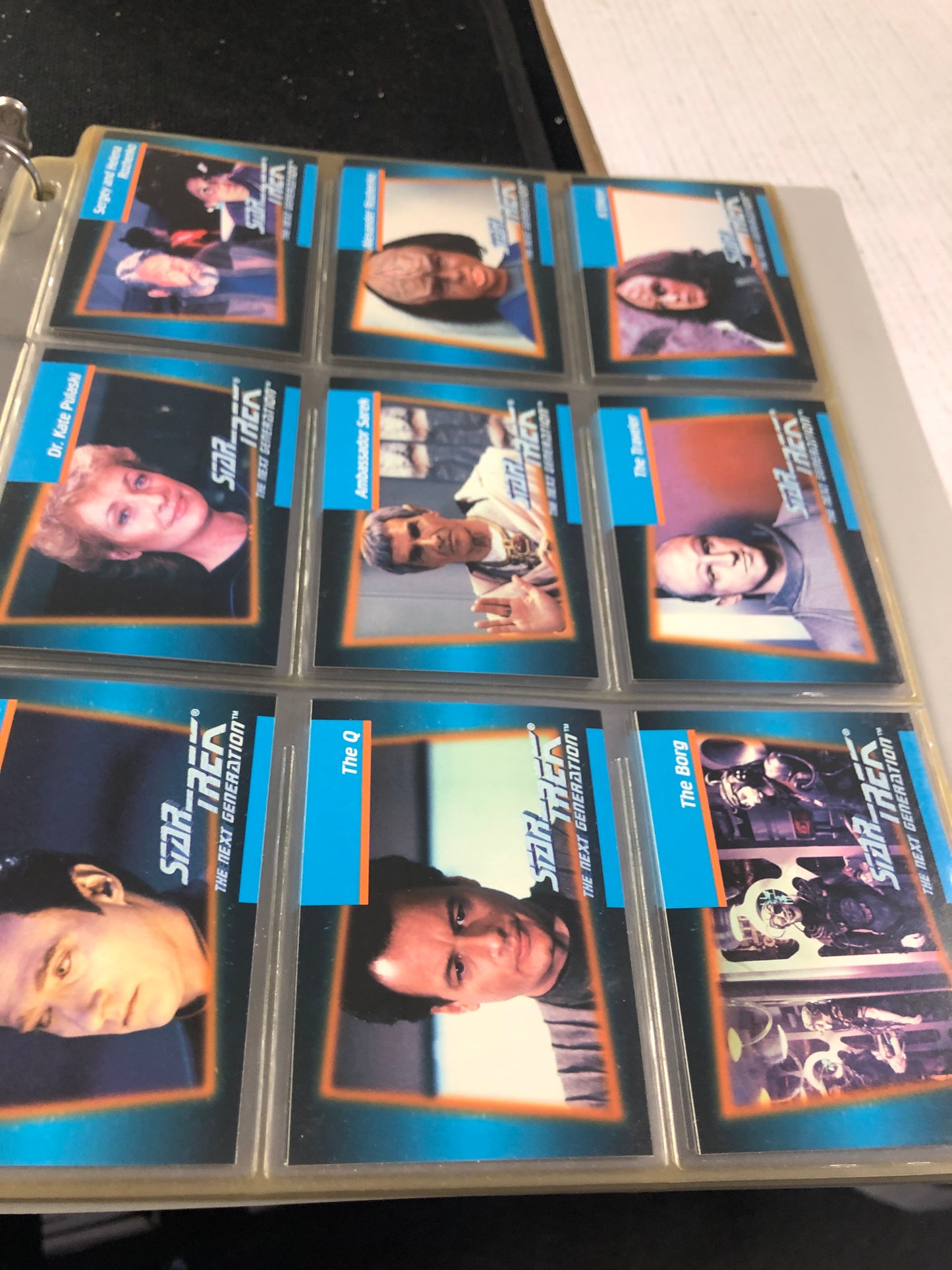 STAR TREK THE NEXT GENERATION TRADING CARDS 1-120