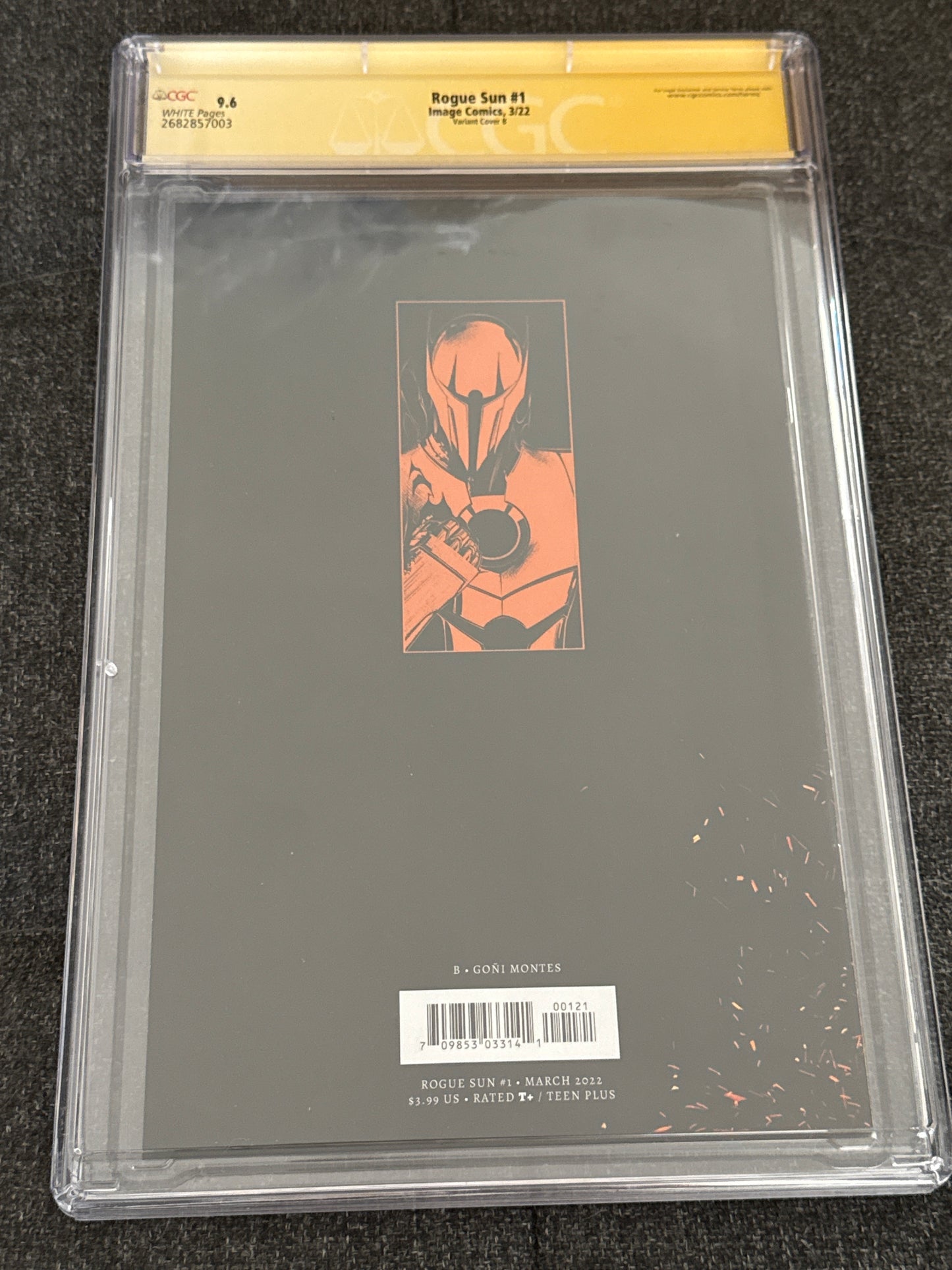 IMAGE COMICS ROGUE SUN #1 SIGNED BY RYAN PARROTT CGC 9.6