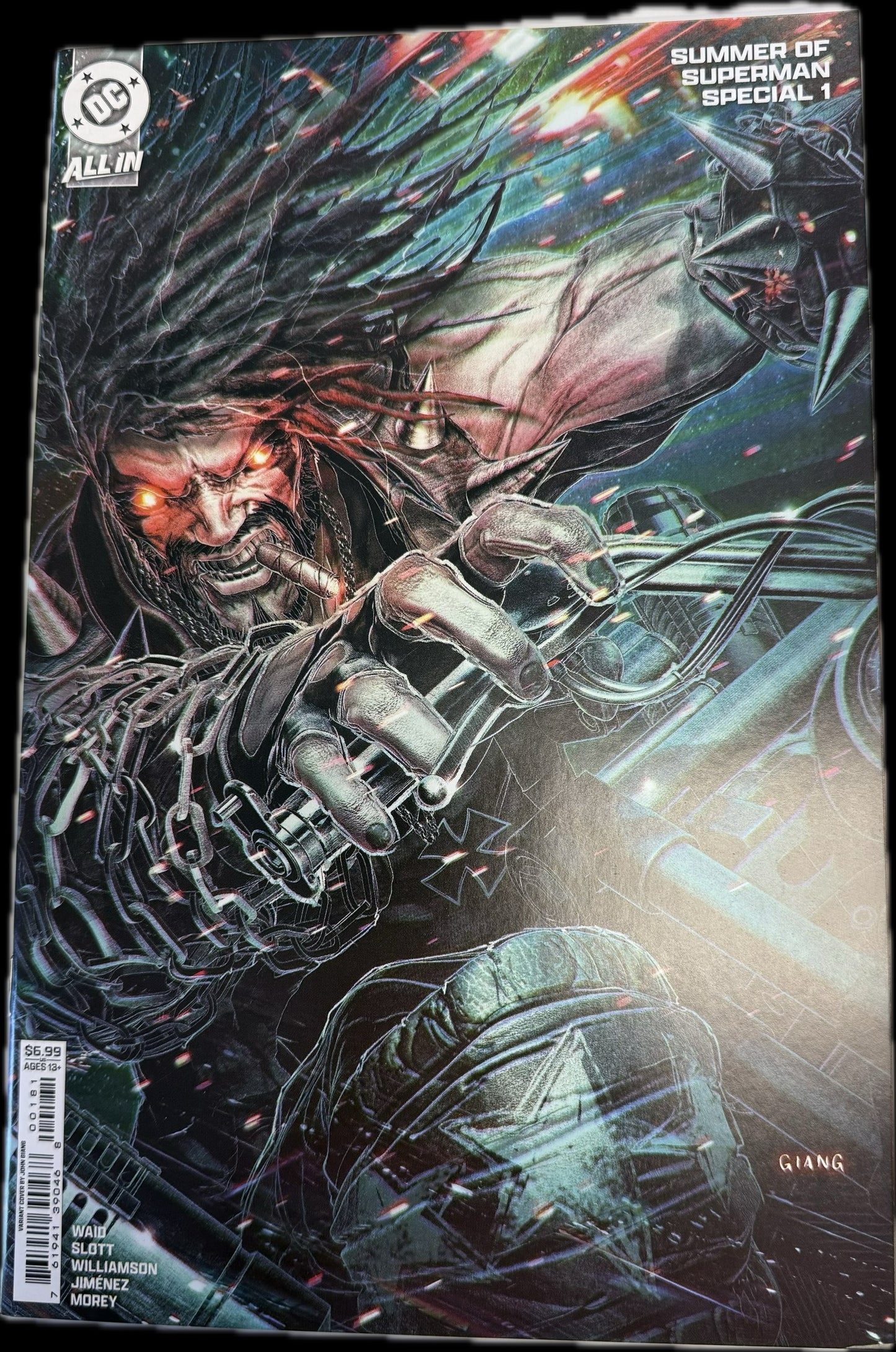 SUMMER OF SUPERMAN SPECIAL#1(ONE SHOT) CVR C CARD STOCK VAR Lobo