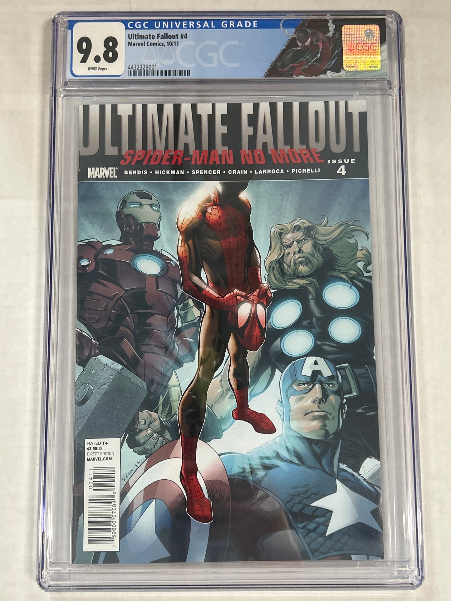 MARVEL COMICS ULTIMATE FALLOUT #4 CGC 9.8 WP