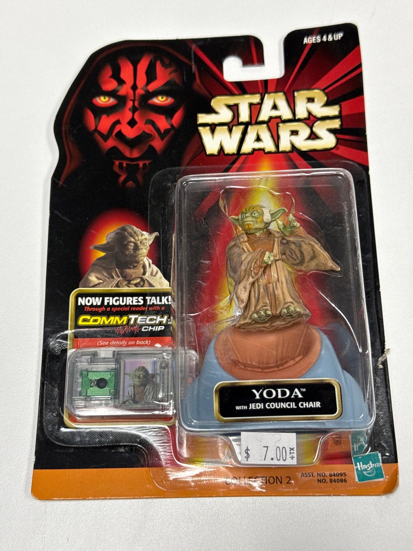 Star Wars Episode I YODA WITH JEDI COUNCIL CHAIR Action Figure COLLECTION 2