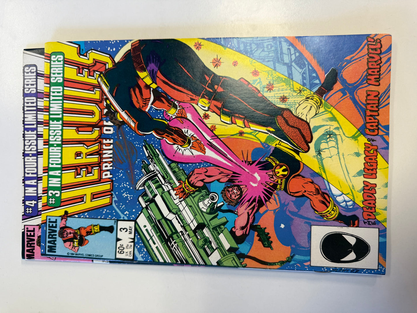 MARVEL COMICS HERCULES PRINCE OF POWER LIMITED SERIES #1-4 complete lot. Great condition Silver age