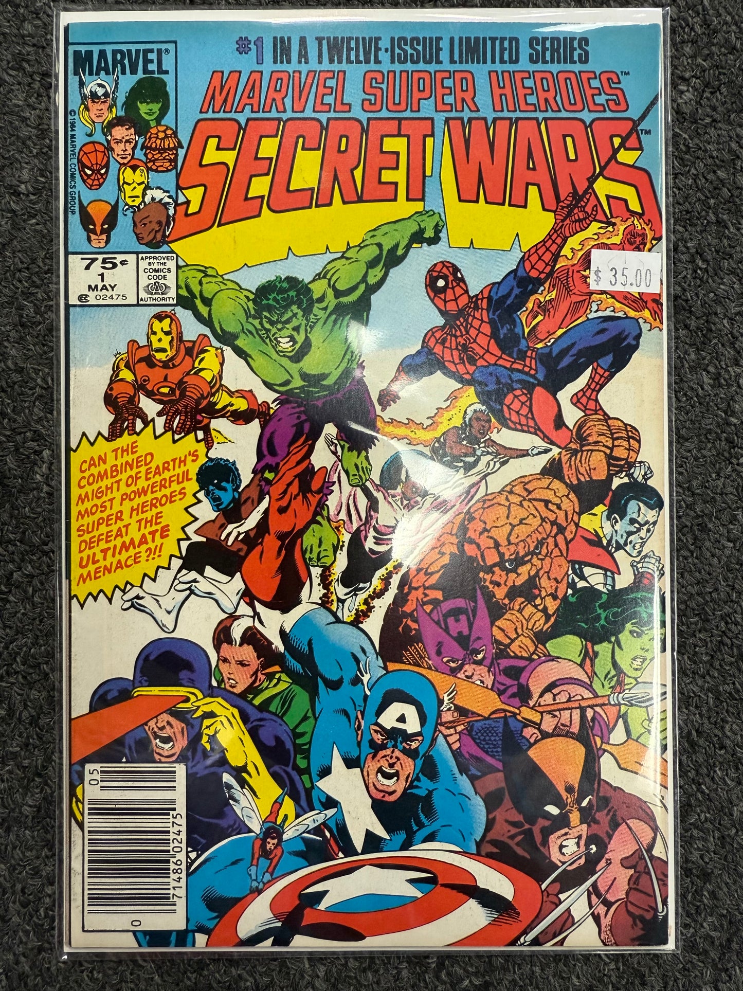 MARVEL COMICS SECRET WARS #1-12 Lot MULTIPLE KEYS 1st black suit INCLUDED! Rare! Grail!