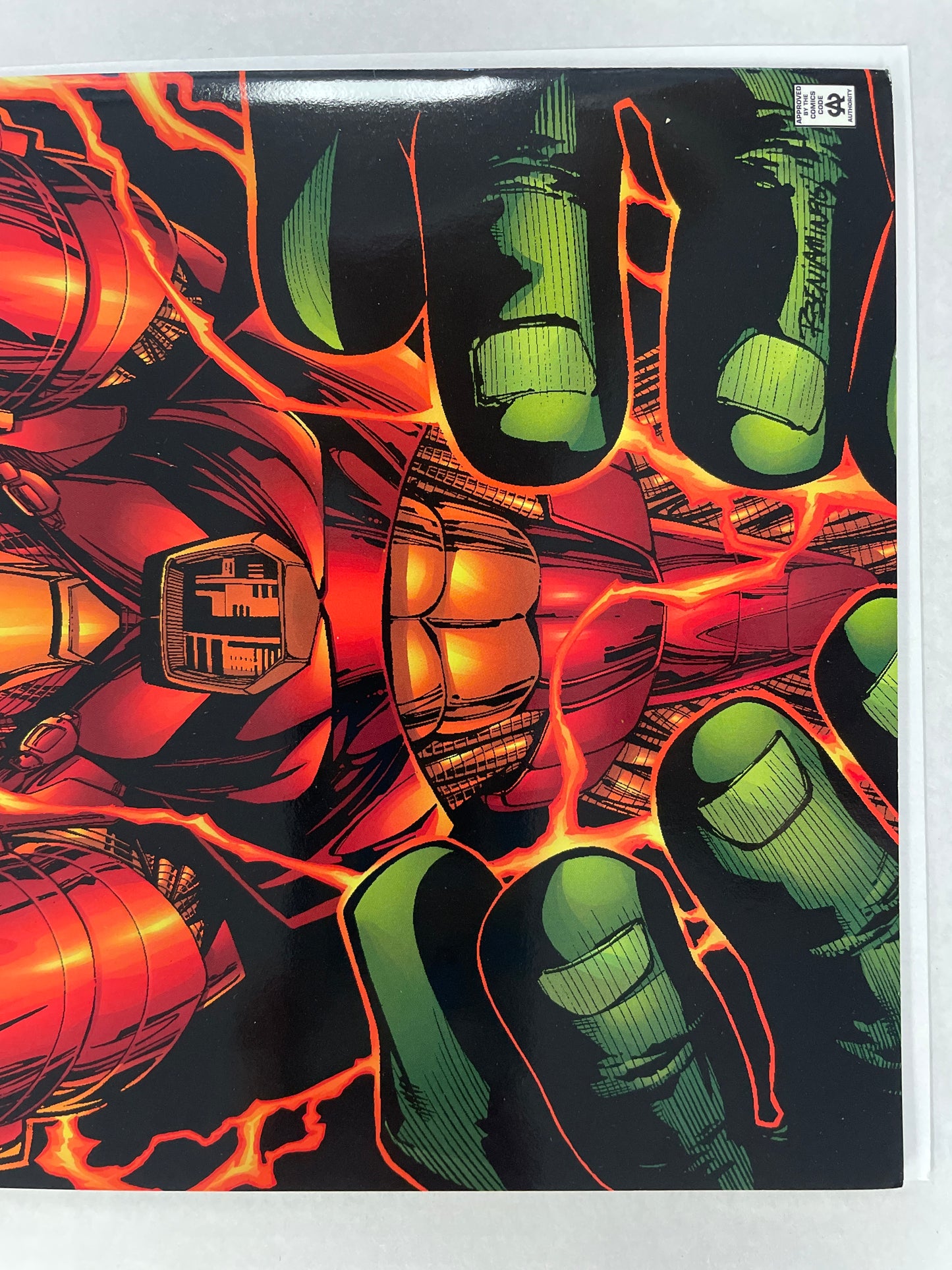 IRON MAN #1 JIM LEE 22k GOLD SIGNATURE VARIANT 1/2500 (1996 VHTF, VF/NM)