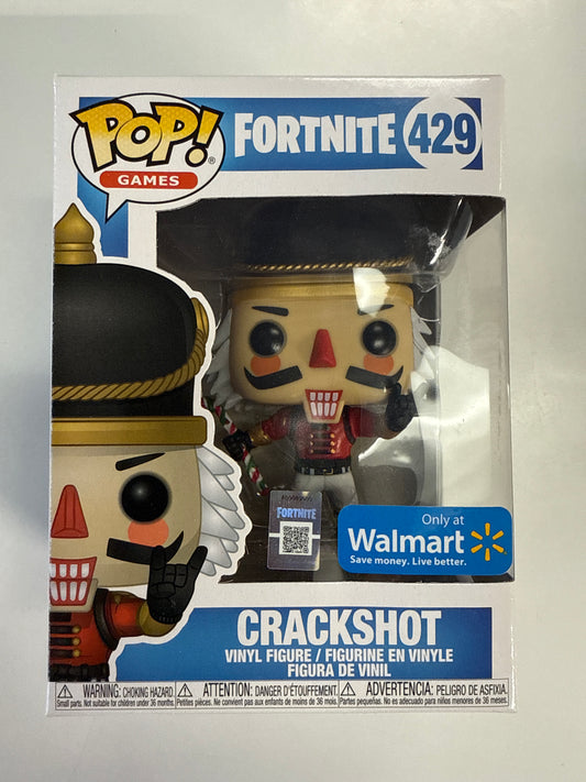 FUNKO POP FORTNITE 429  POP GAMES walmart exclusive CRACKSHOT