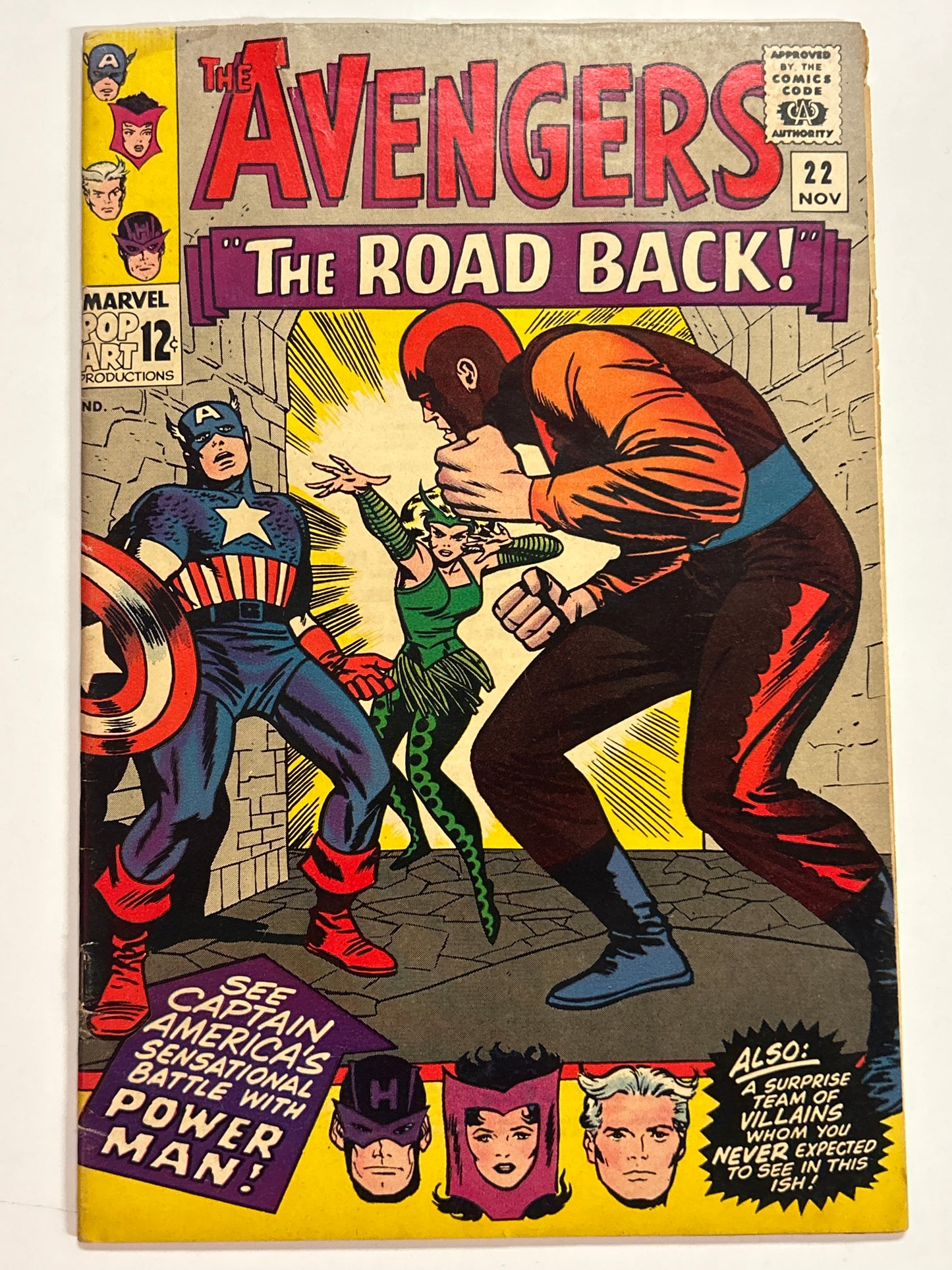 MARVEL COMICS THE AVENGERS #22 (1965) FINE CONDITION