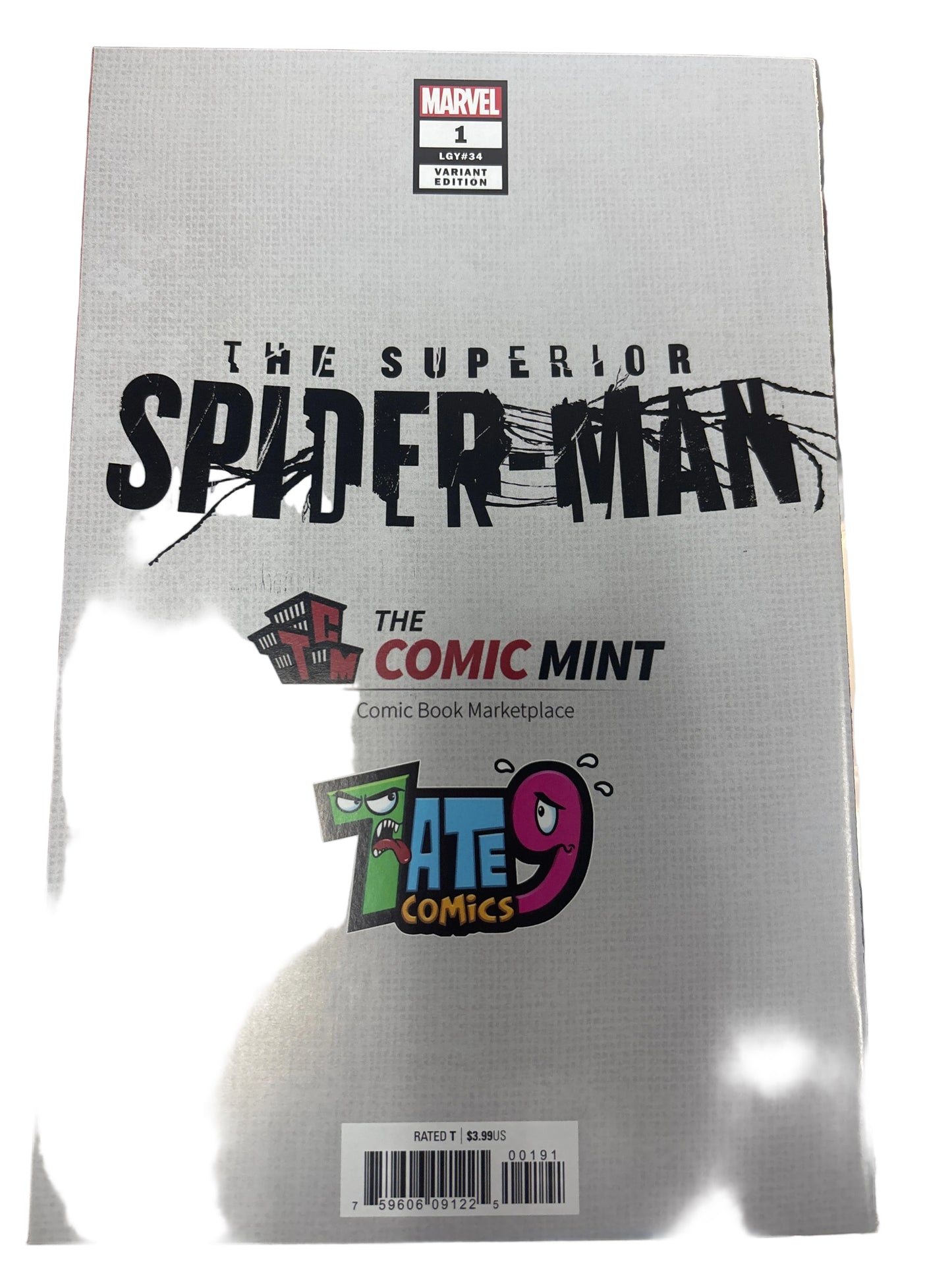 MARVEL THE SUPERIOR SPIDER-MAN #1 CLAYTON CRAIN TRADE DRESS VARIANT 1/1500 WITH COA