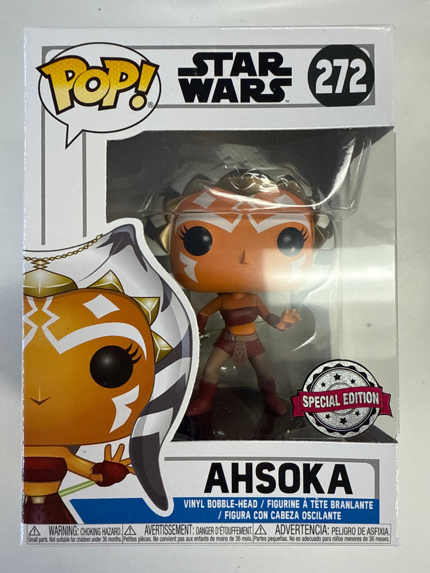 FUNKO POP STAR WARS AHSOKA SPECIAL EDITION 272 Bobble HEAD