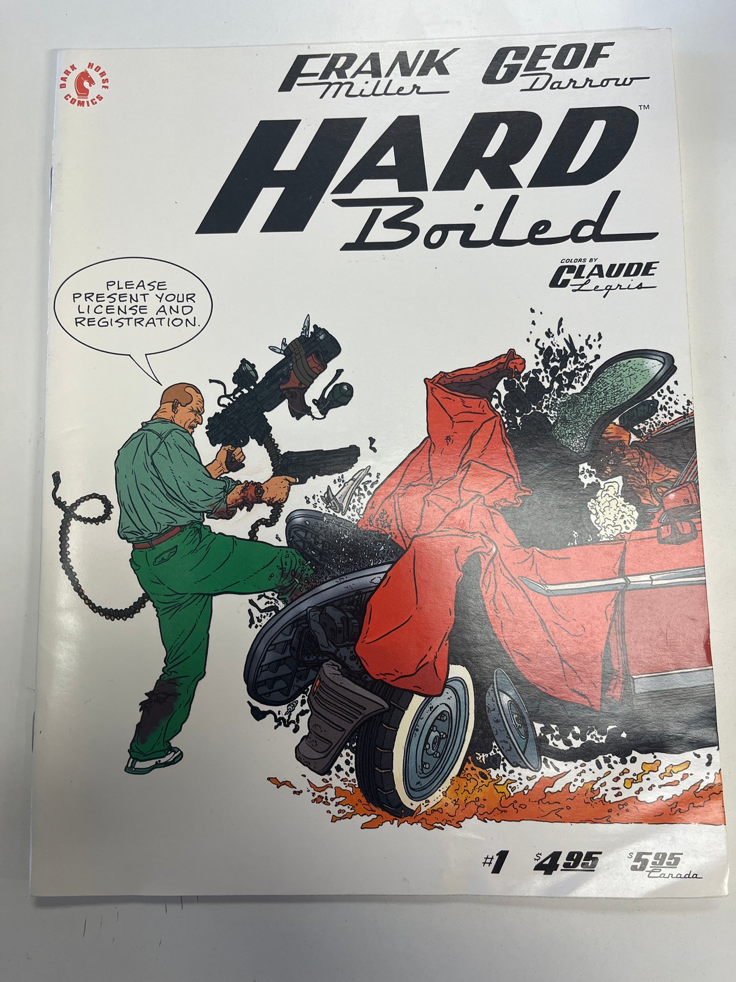 FRANK MILLER GEOF DARROW HARD BOILED COLORS BY CLAUDE LEGRIS #1