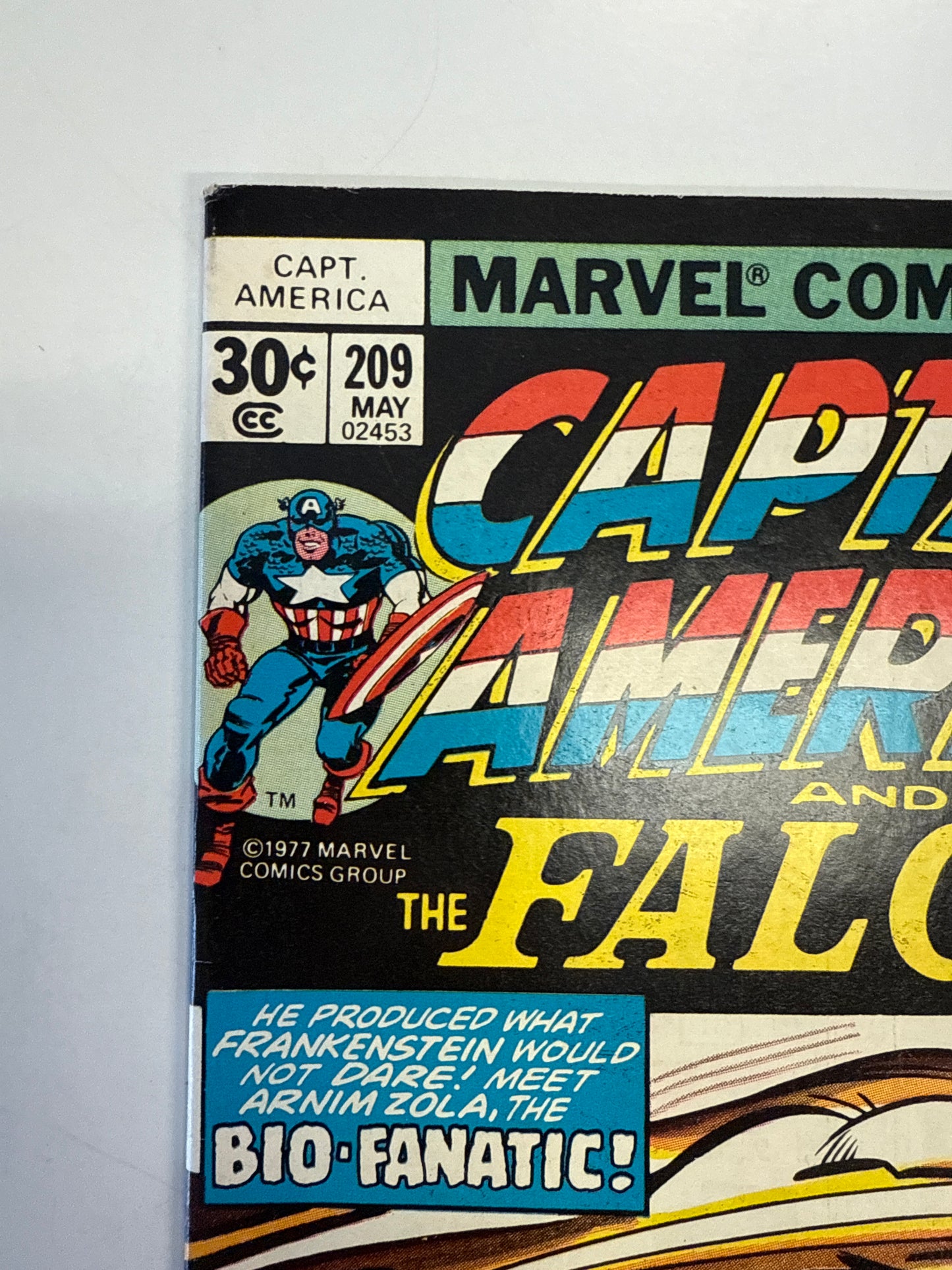 MARVEL COMICS CAPTAIN AMERICA AND THE FALCON 203 MARK JEWELERS VF