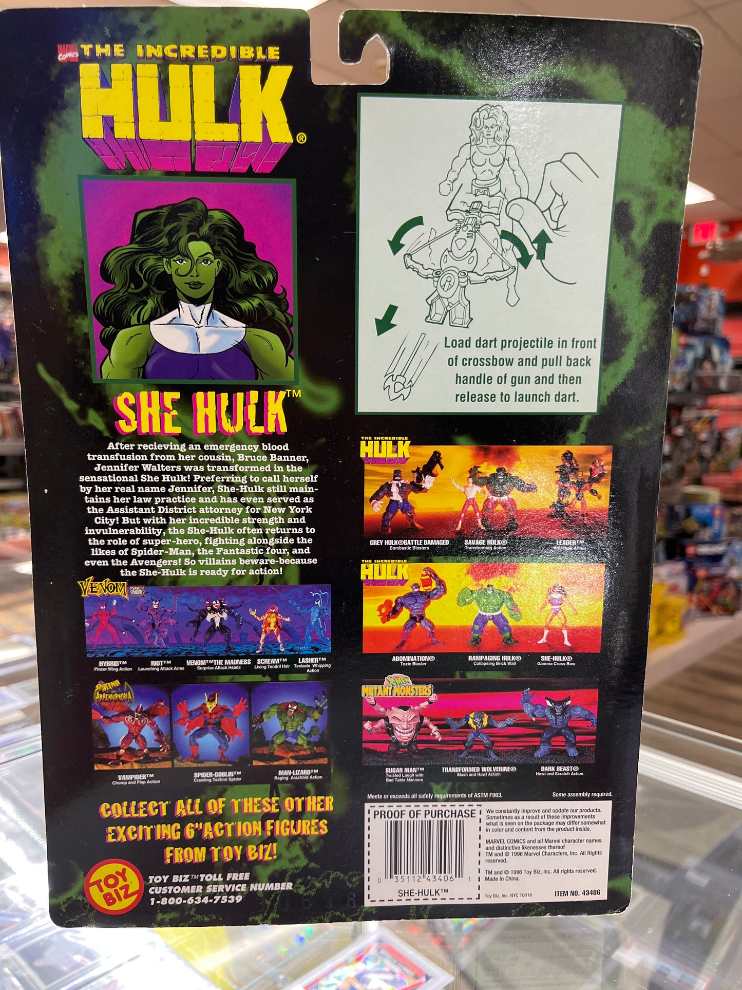THE INCREDIBLE HULK SHE HULK CAMMA CROSS BOW