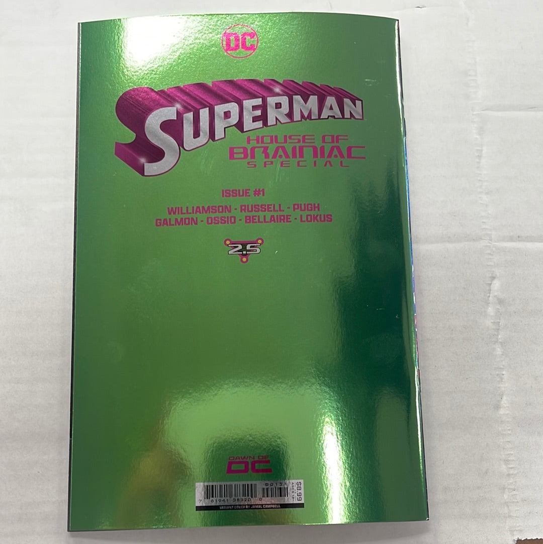 DC COMICS SUPERMAN HOUSE OF BRANIAC #1 FOIL VARIANT ACTION COMICS 1064