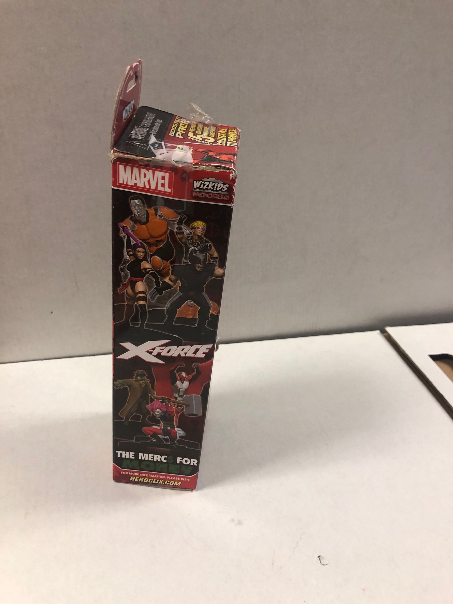 MARVEL HEROCLIX 5 PACK DEADPOOL AND X-FORCE GOOD CONDITION TORN AND TAPED BOX