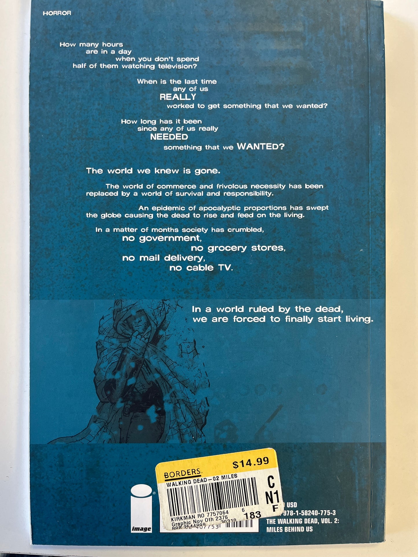 IMAGE COMICS THE WALKING DEAD: MILES VOL. 2 BEHIND US TRADE PAPERBACK