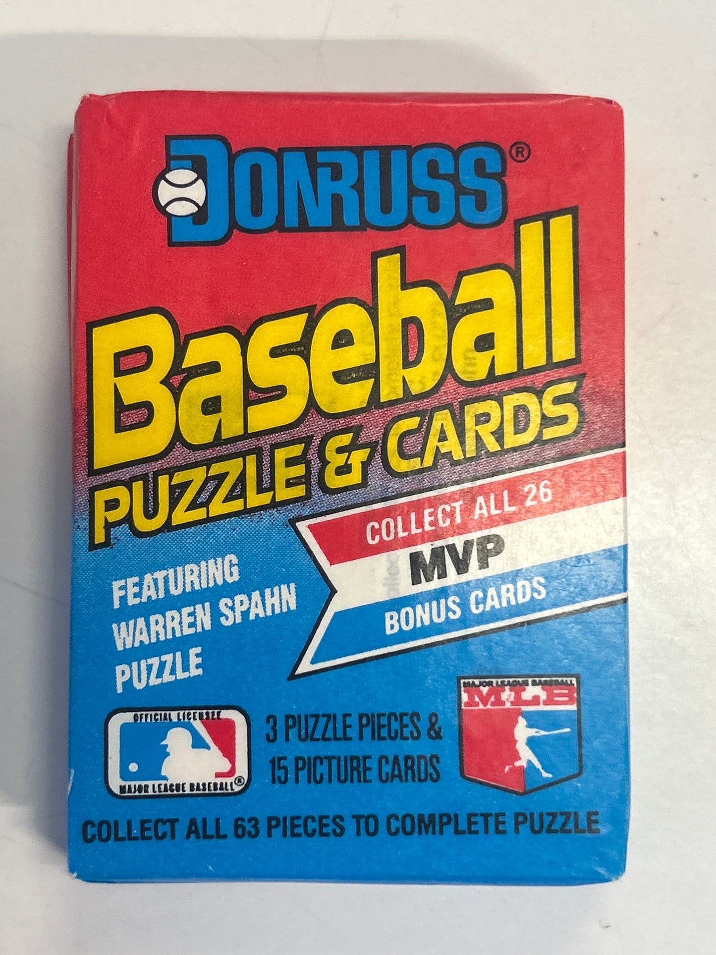 DONRUSS 1989 BASEBALL PUZZLE AND CARDS CARDS BOX PACKS