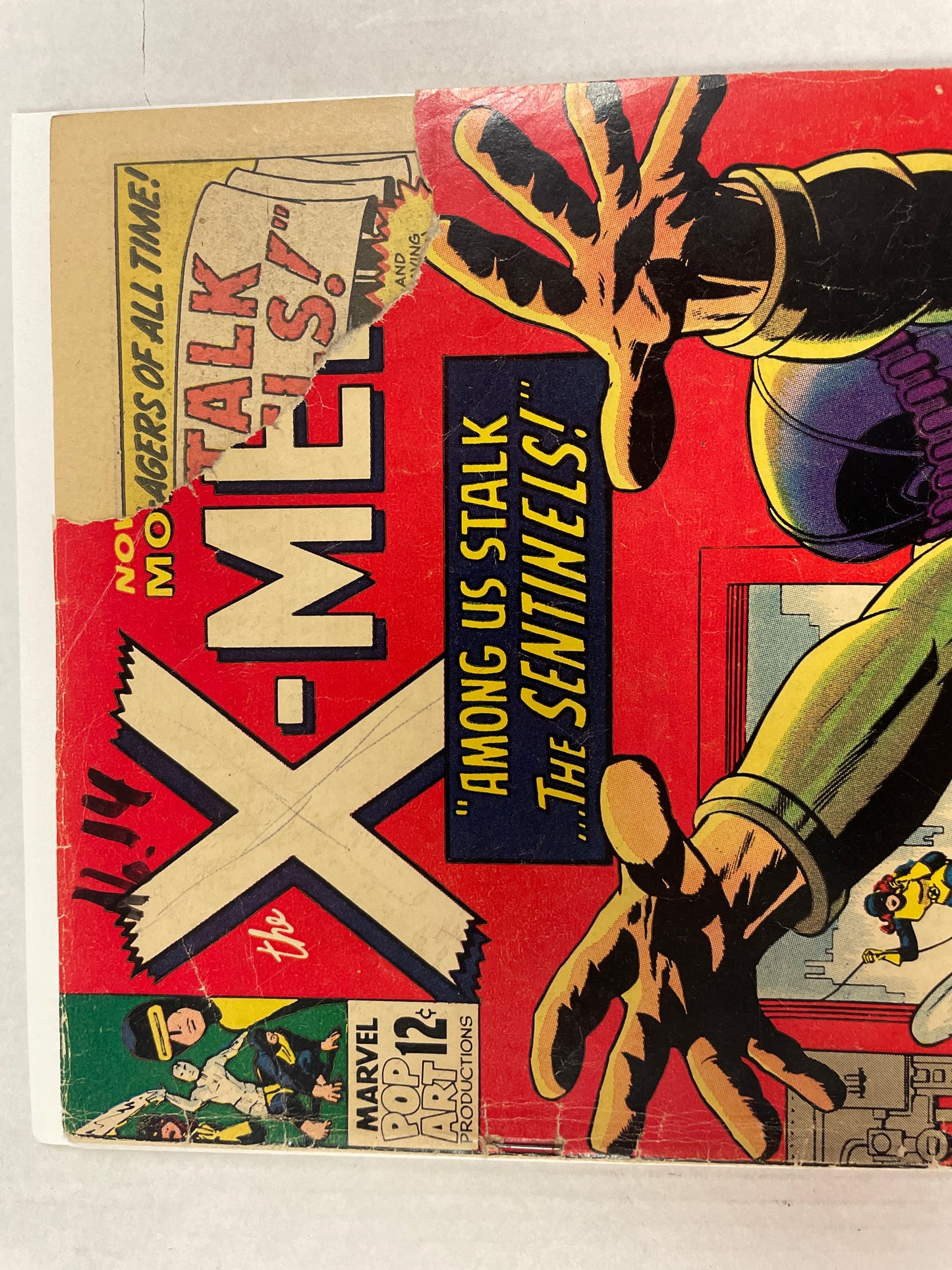 THE X-MEN #14 (1965, EARLY MARVEL SILVER AGE KEY COMIC!) 1st APPEARANCE OF THE SENTINELS & BOLIVAR TRASK! VG+