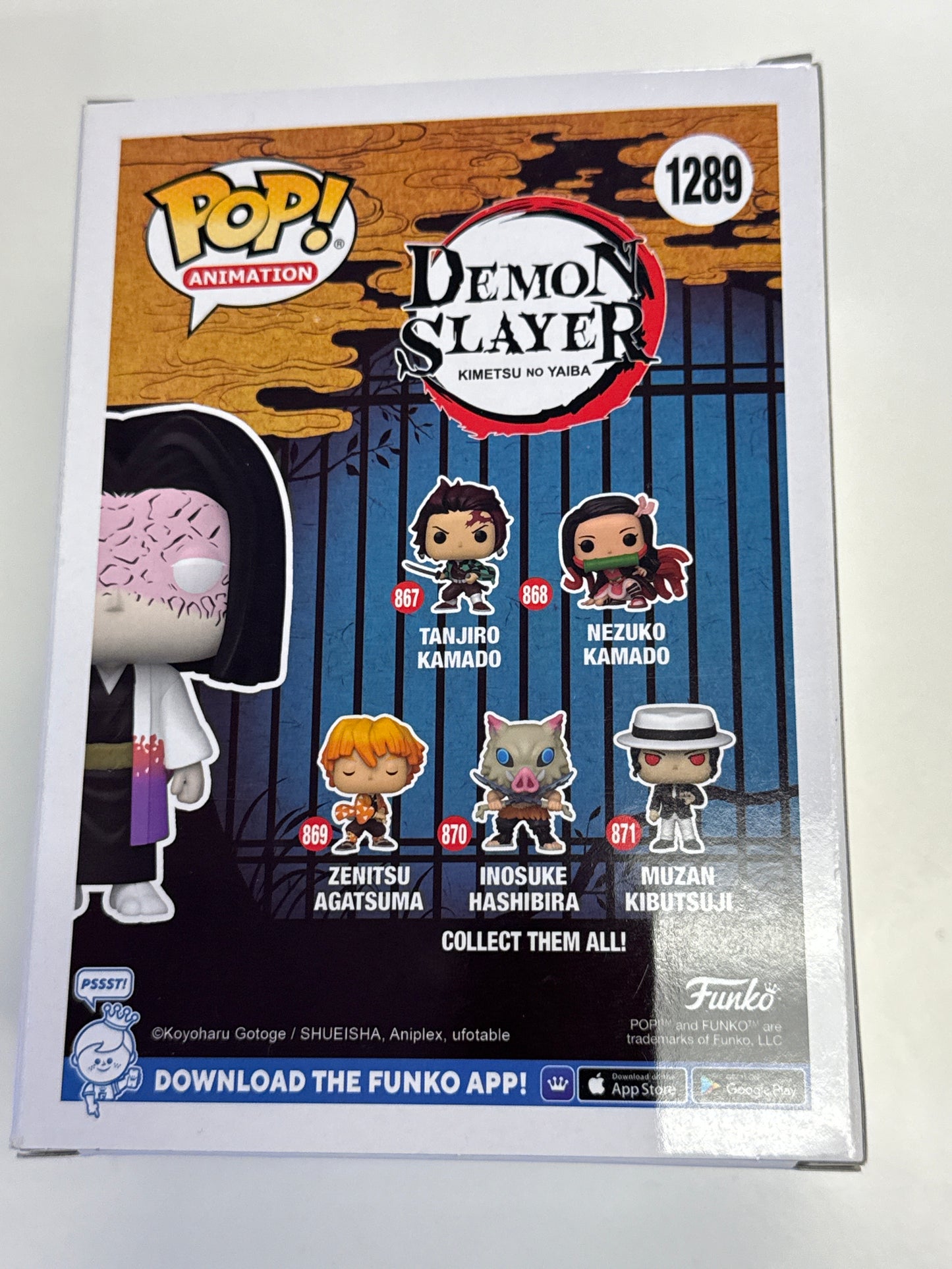 FUNKO POP ANIMATION DEMON SLAYER KAGAYA UBUYASHIKI GAMESTOP EXCLUSIVE 1289 GOOD CONDITION IN BOX