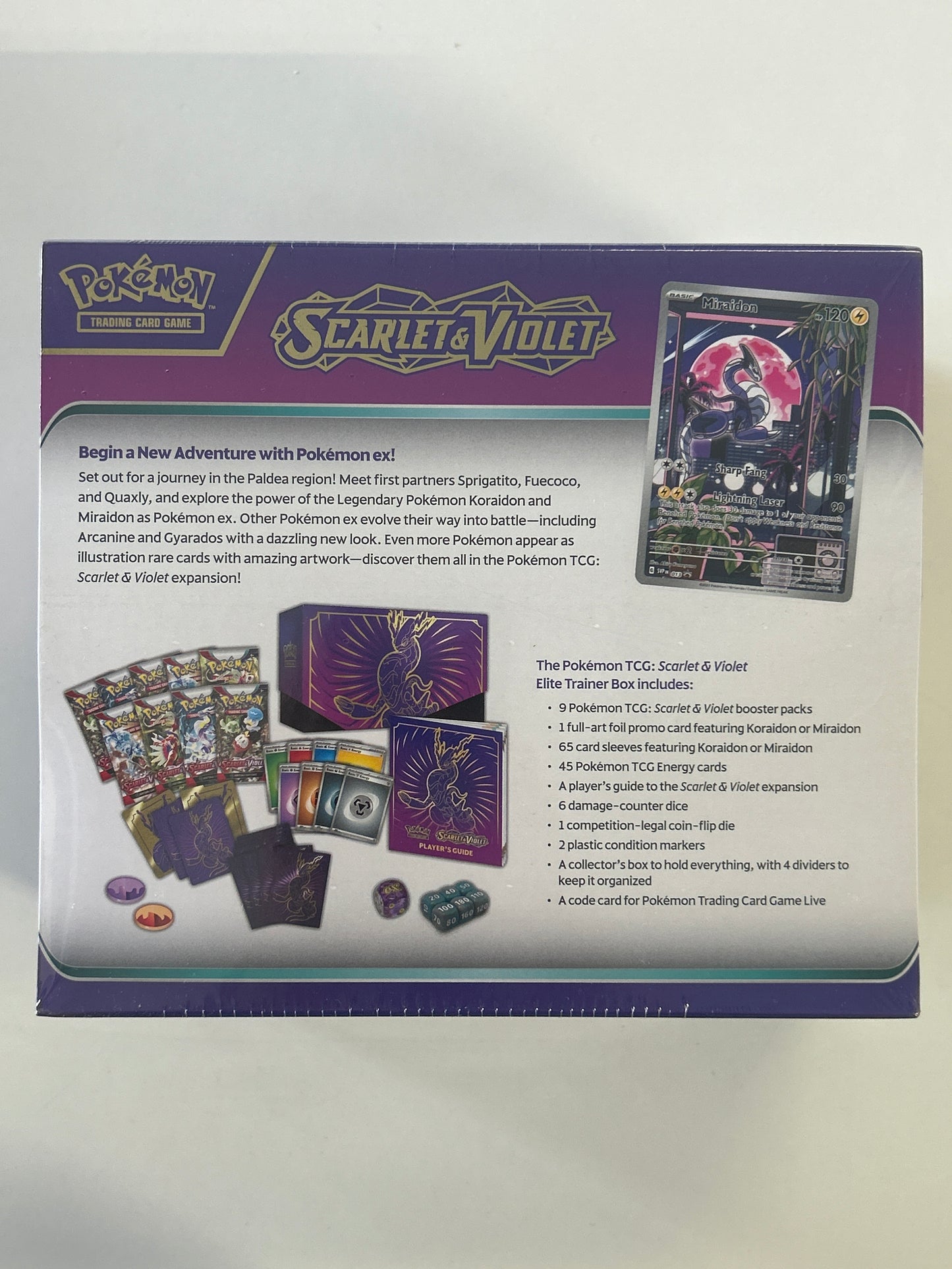 Scarlet violet ETB Pokemon TCG