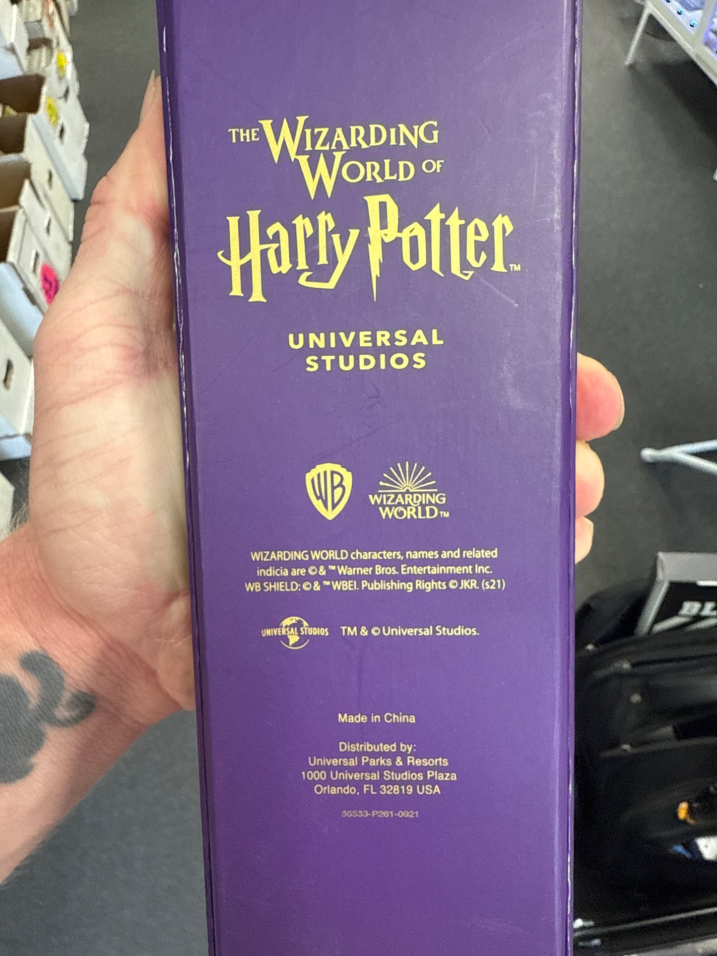 The Wizarding world of Harry Potter, Universal Studios Park exclusive Wand 2021 RARE PIECE