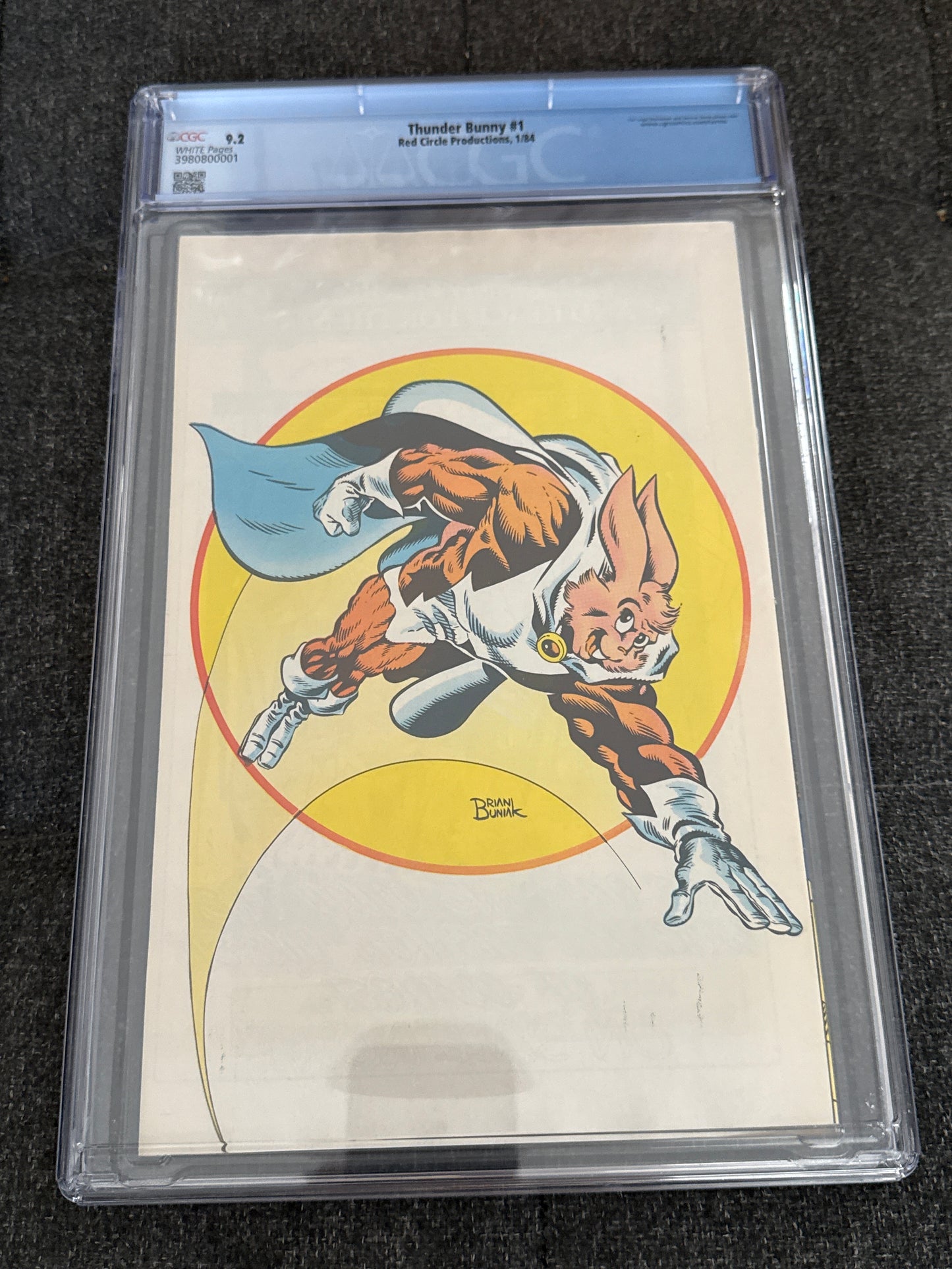 RED CIRCLE COMICS COMIC GROUP THUNDER BUNNY #1 CGC 9.2