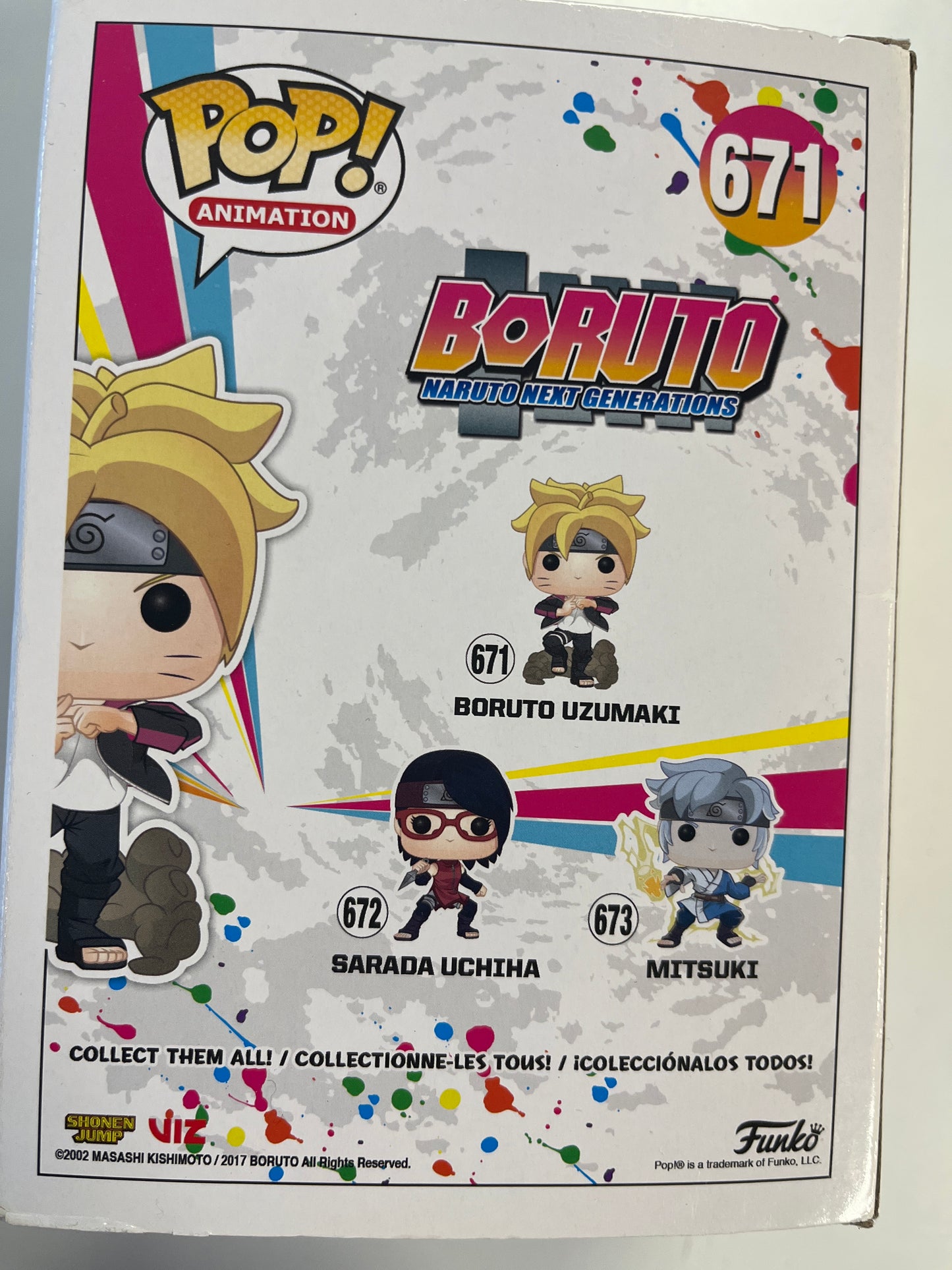 FUNKO POP ANIMATION BORUTO NARUTO NEXT GENERATION #671 BORUTO UZUMAKI