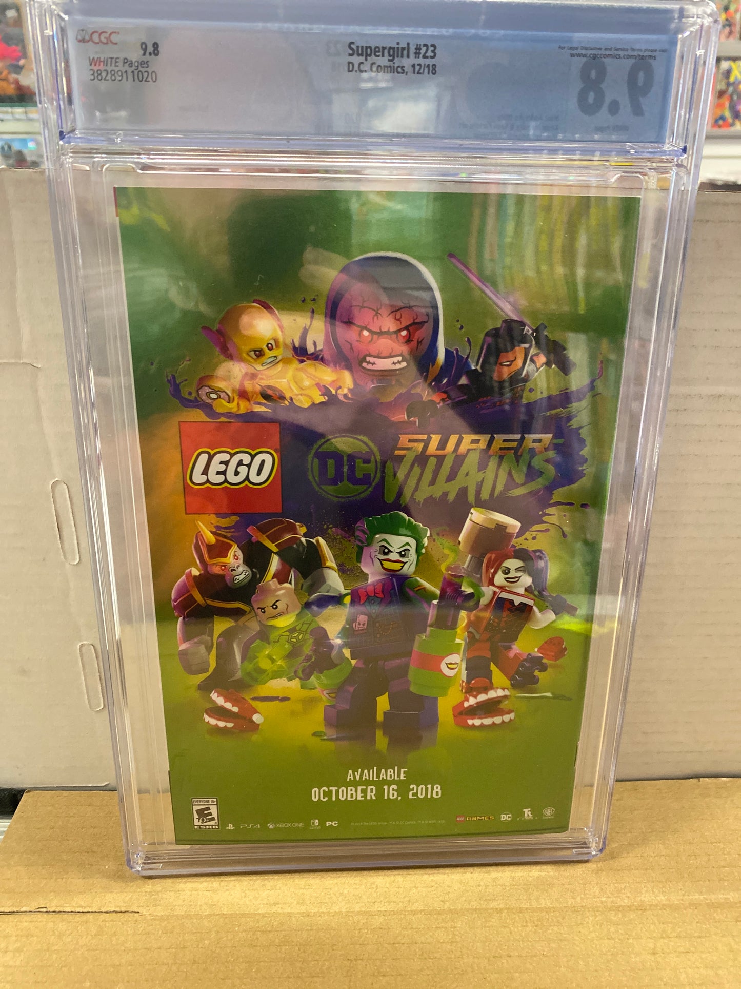 DC COMICS SUPERGIRL #23(2018) FOIL COVER CGC 9.8 WP