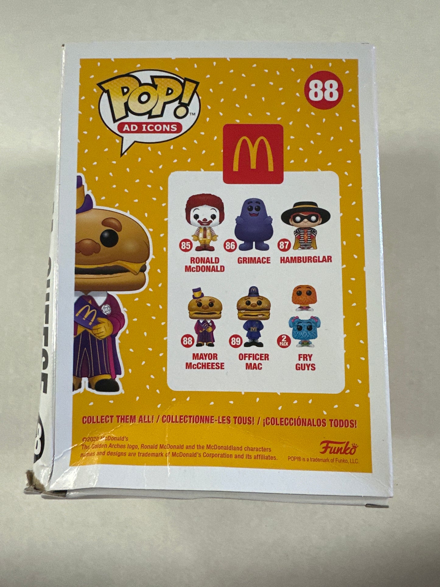 MCDONALDS MAYOR MCCHEESE 88 FUNKO (2020)