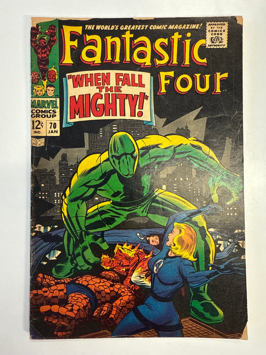 MARVEL COMICS FANTASTIC FOUR #70 CLASSIC COVER FAIR COND