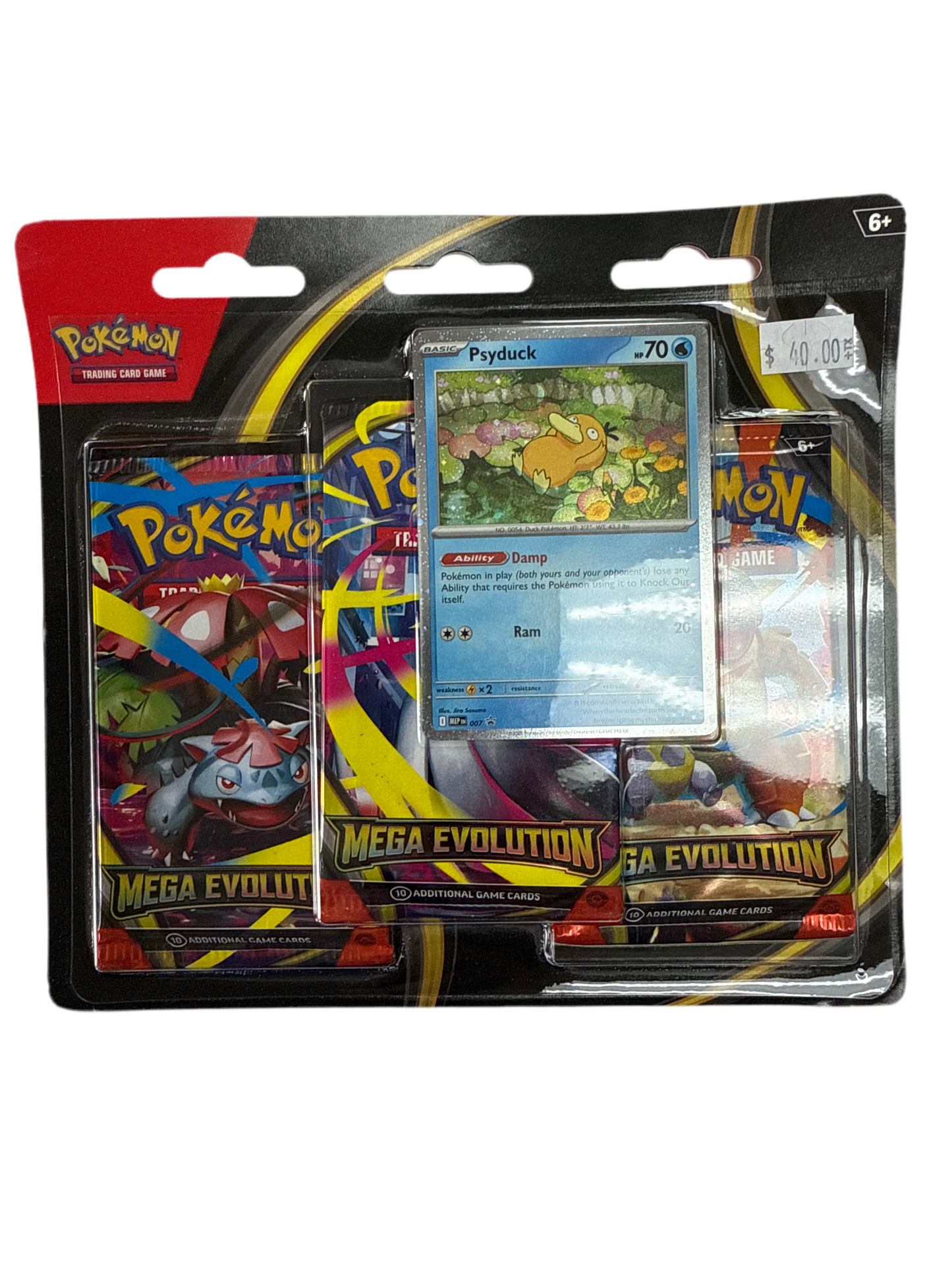 POKEMON TCG MEGA EVOLUTION 3 PACK BLISTER