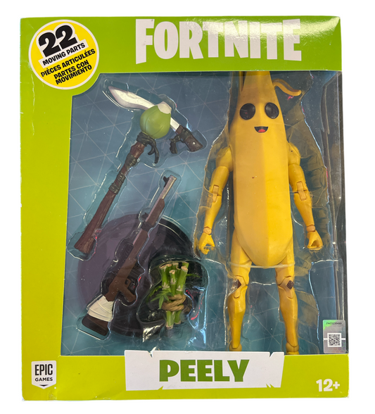 FORTNITE PEELY ACTION FIGURE NIB! (2019, HTF MCFARLANE TOYS)