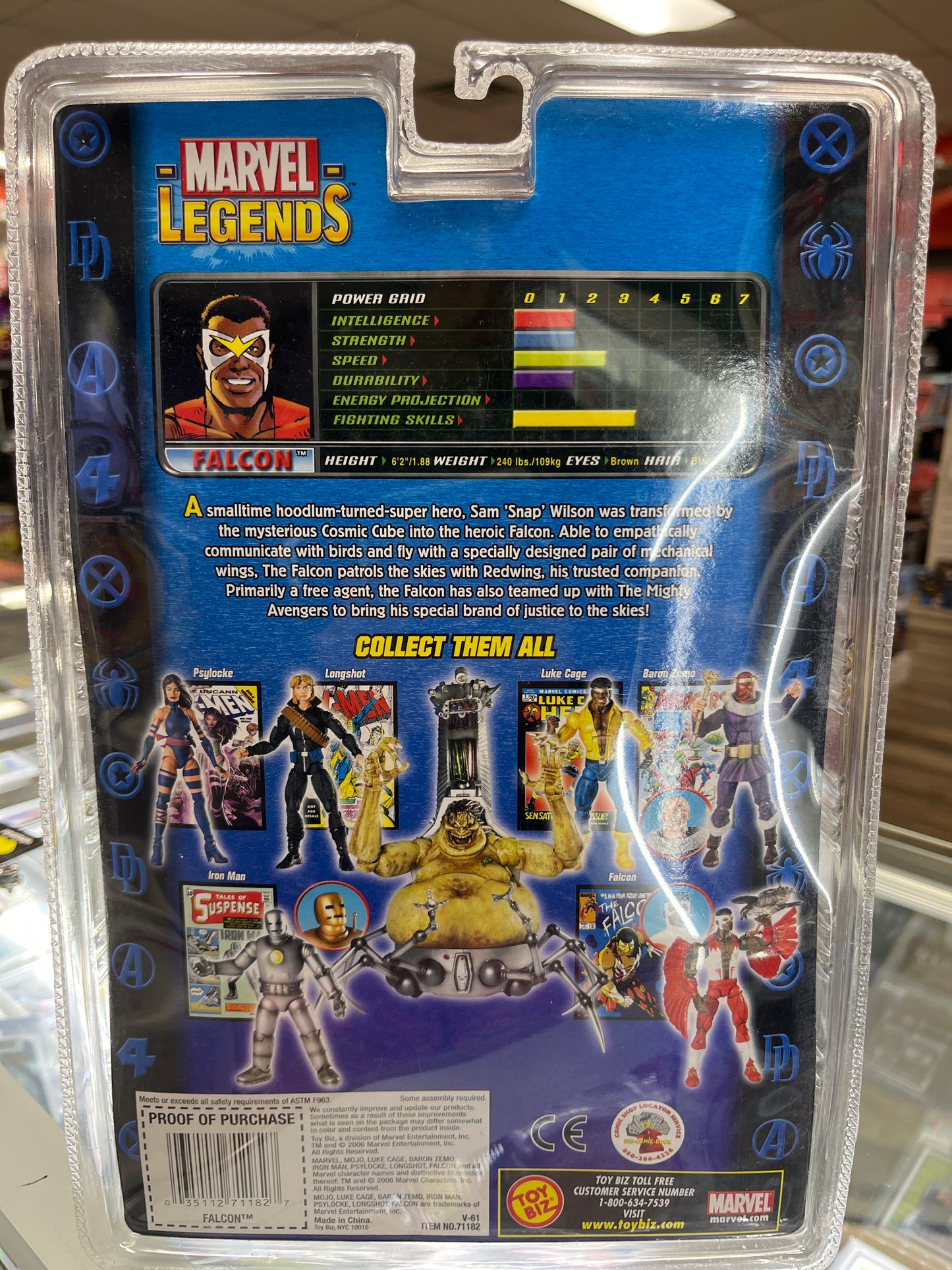 MARVEL LEGENDS FALCON ACTION FIGURE