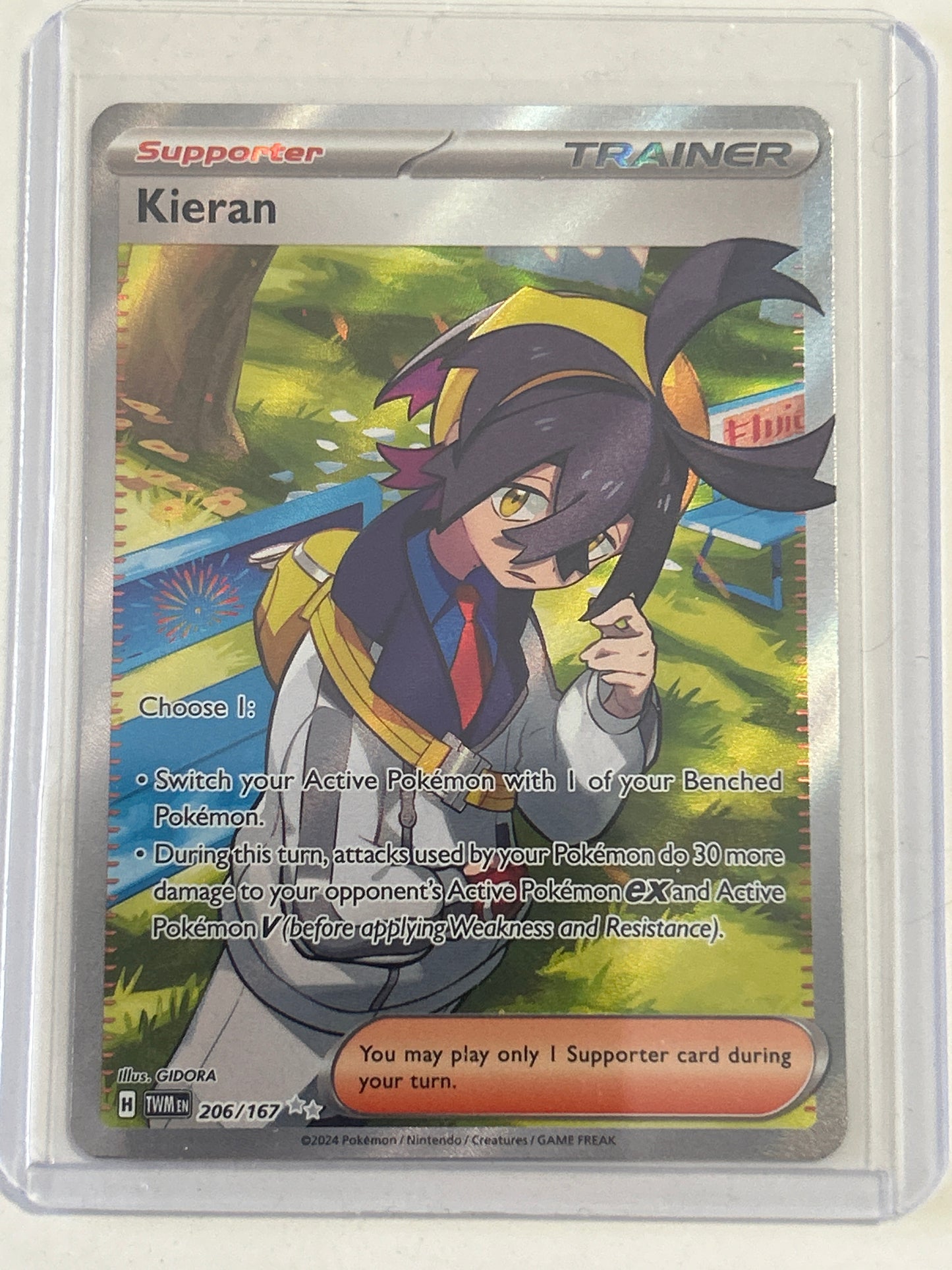 POKÉMON TCG KIERAN 206/167 NEAR MINT CONDITION