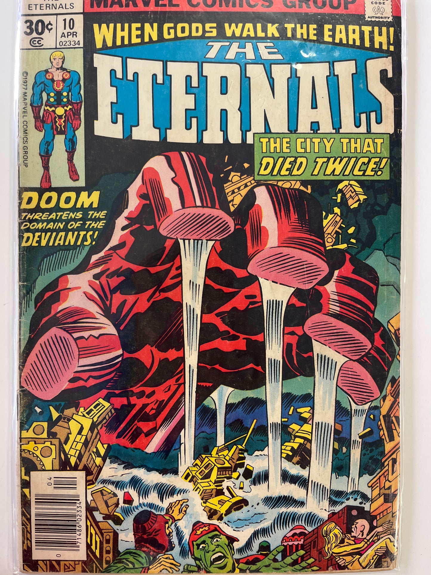 WHEN GODS WALK THE EARTH THE ETERNALS THE CITY THAT DIED TWICE #10 APR