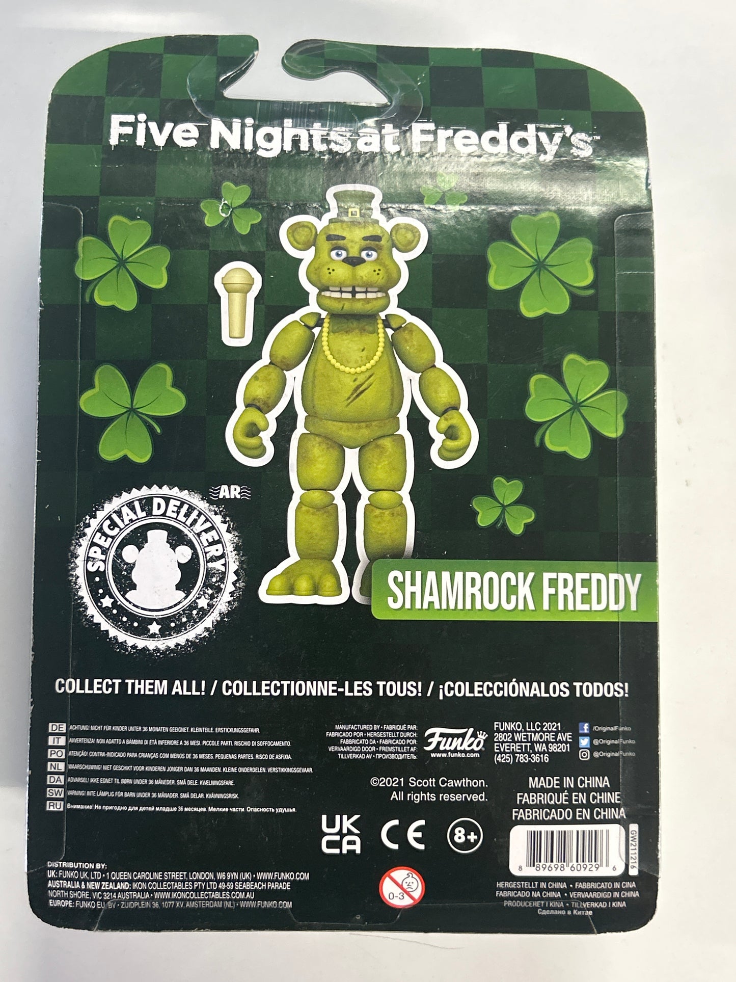 FUNKO FIVE NIGHTS AT FREDDYS SHAMROCK FREDDY NEW IN BOX (2021)